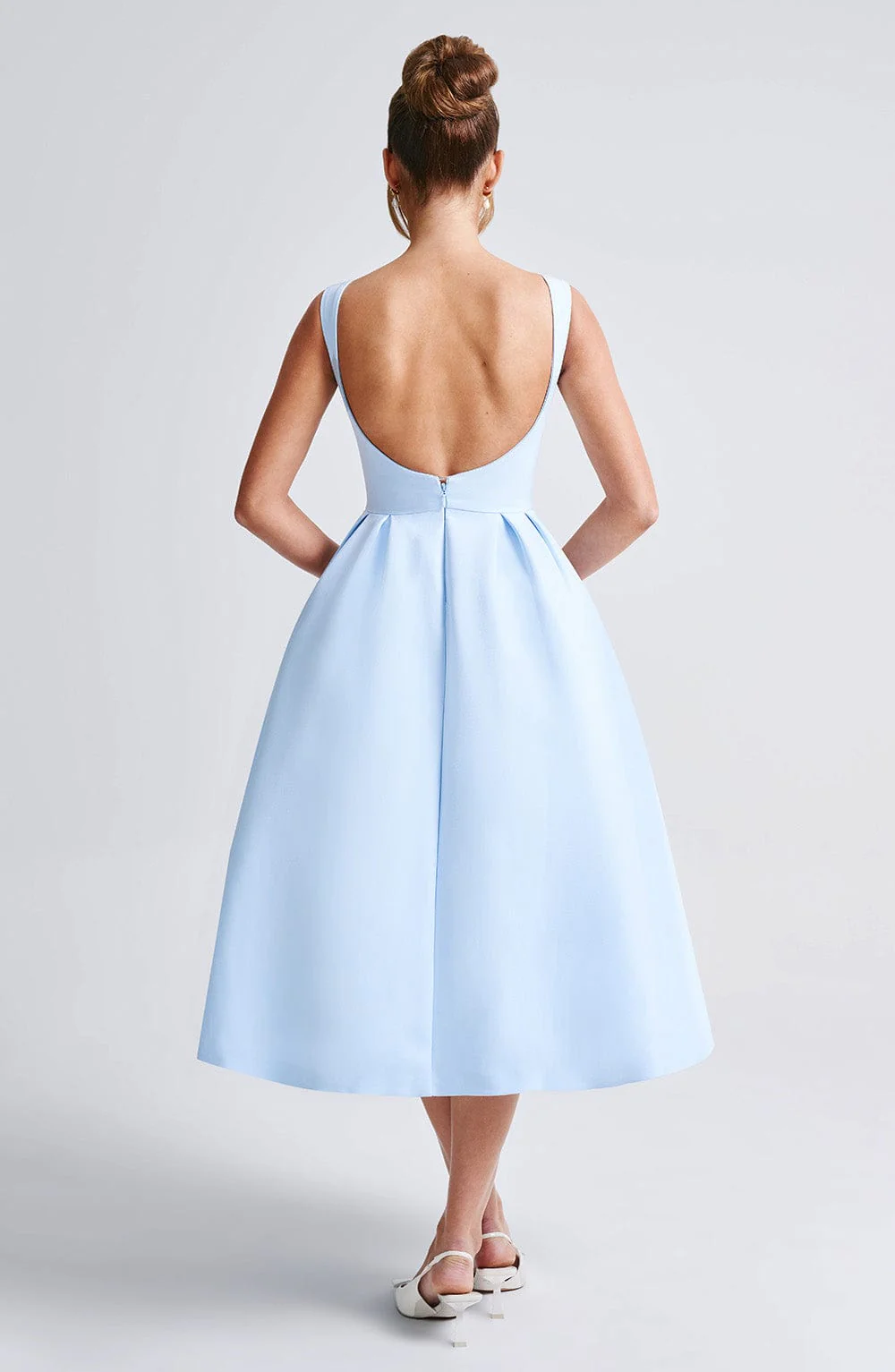 Clarabella Midi Dress - Blue - Image 6