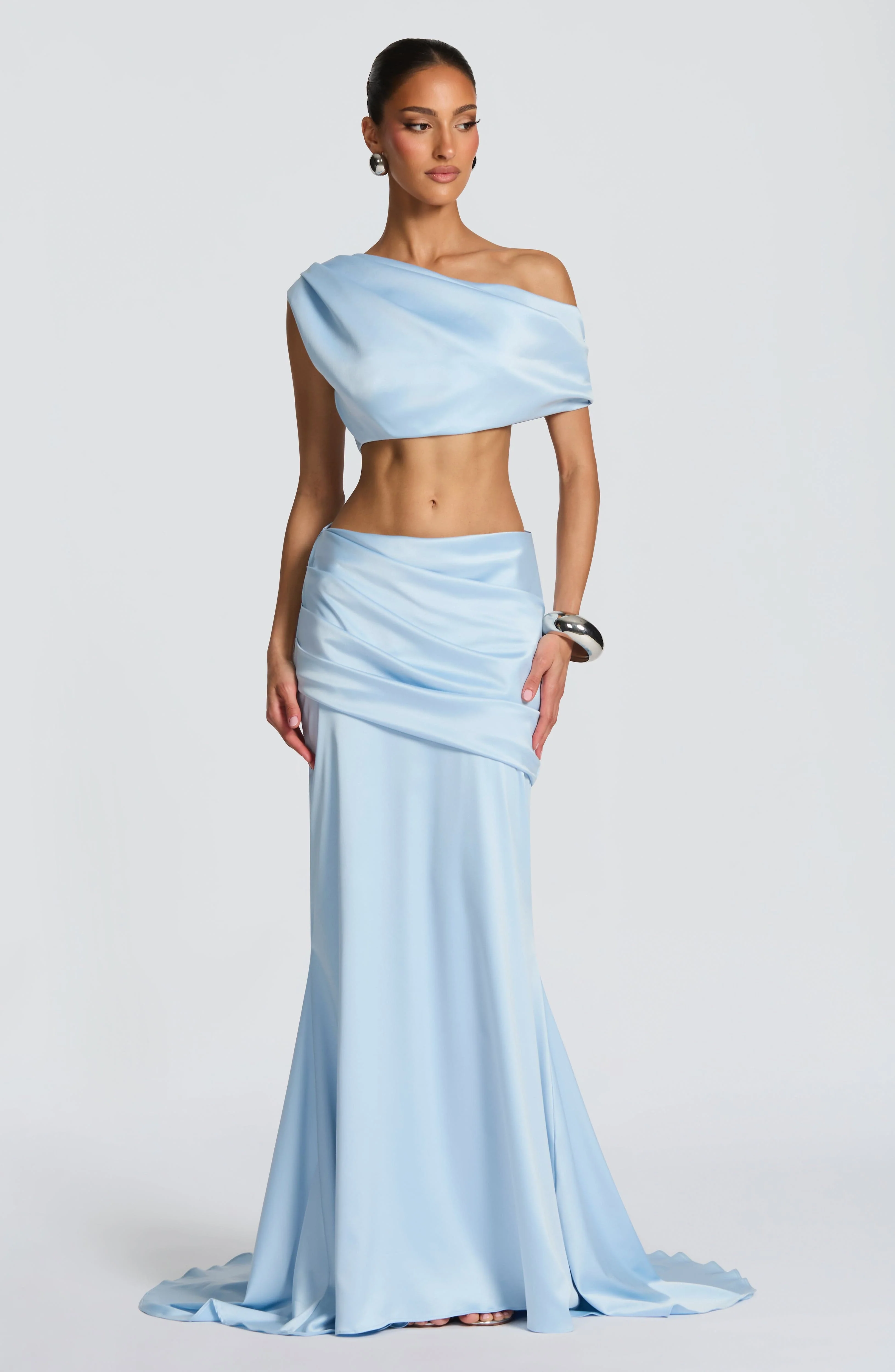 Claudette Maxi Skirt - Glacier Blue - Image 6