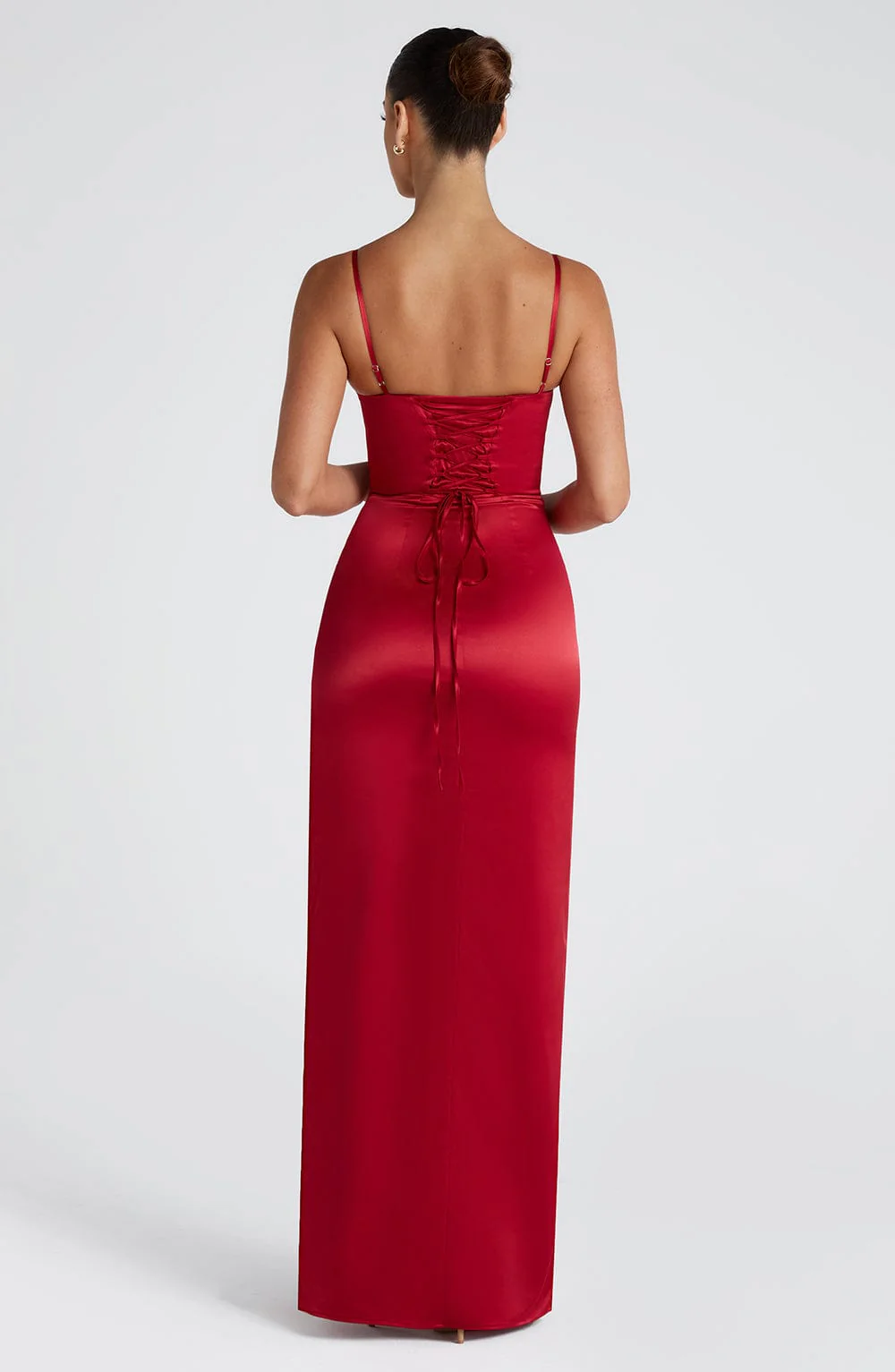 Clementine Maxi Dress - Red - Image 3
