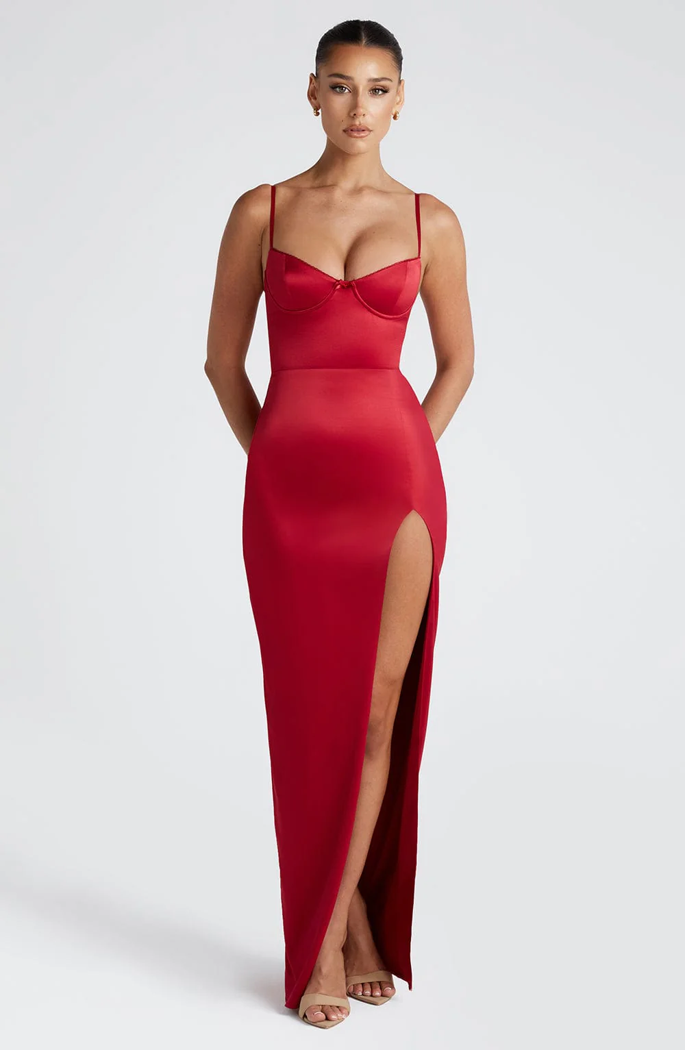 Clementine Maxi Dress - Red - Image 6