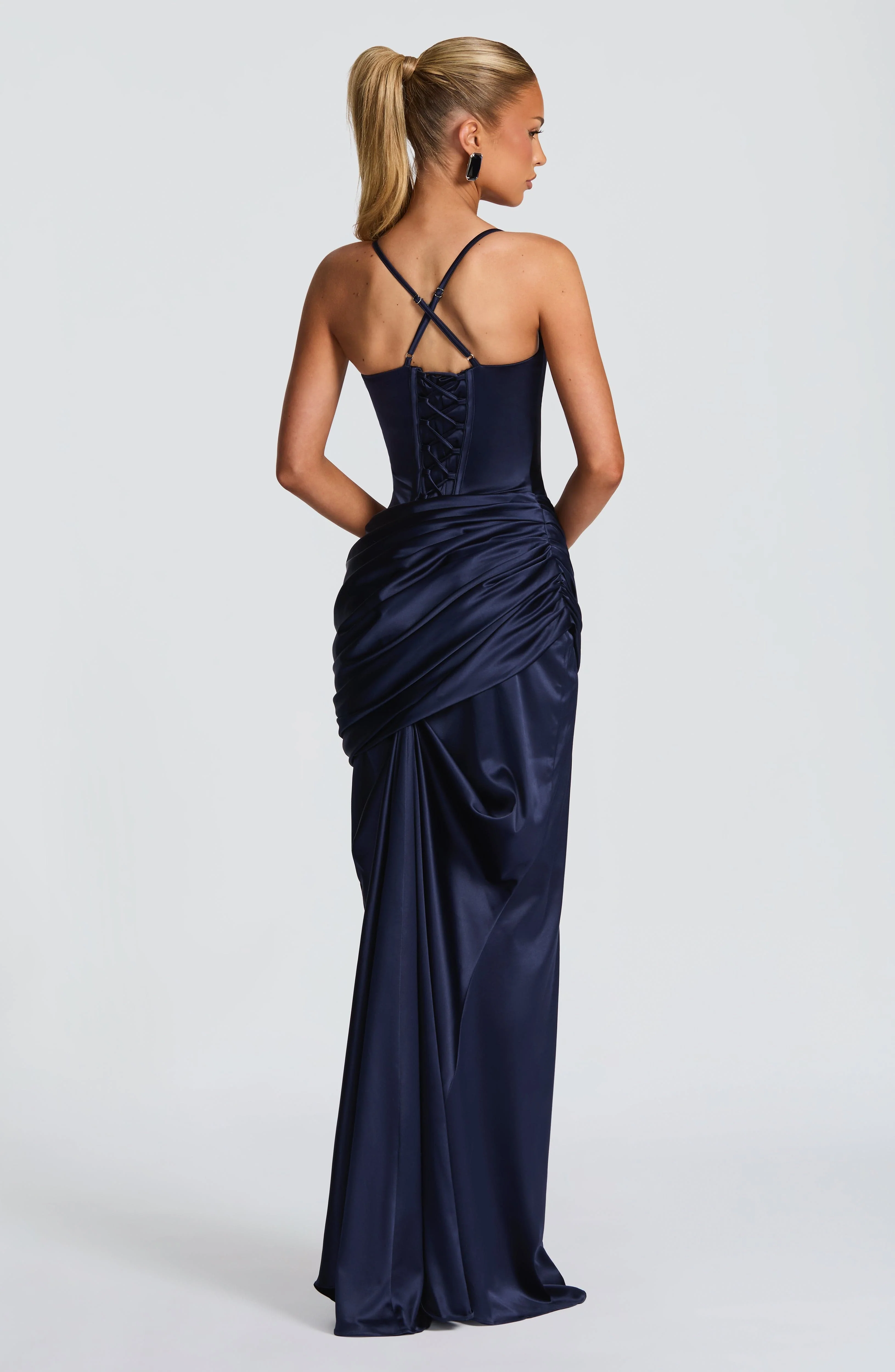 Connie Gown - Navy - Image 7