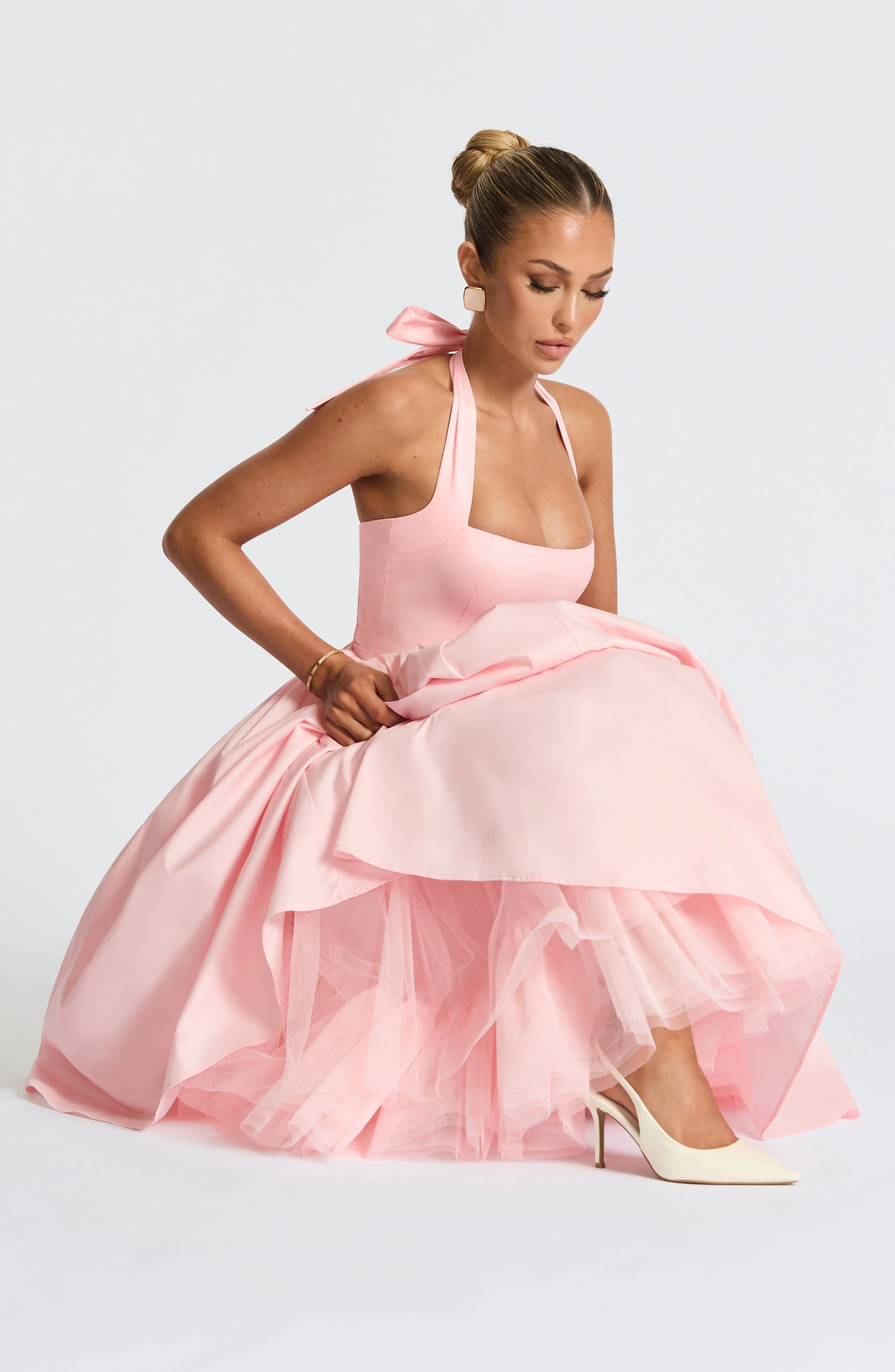 Cressida Midi Dress - Blush - Image 3
