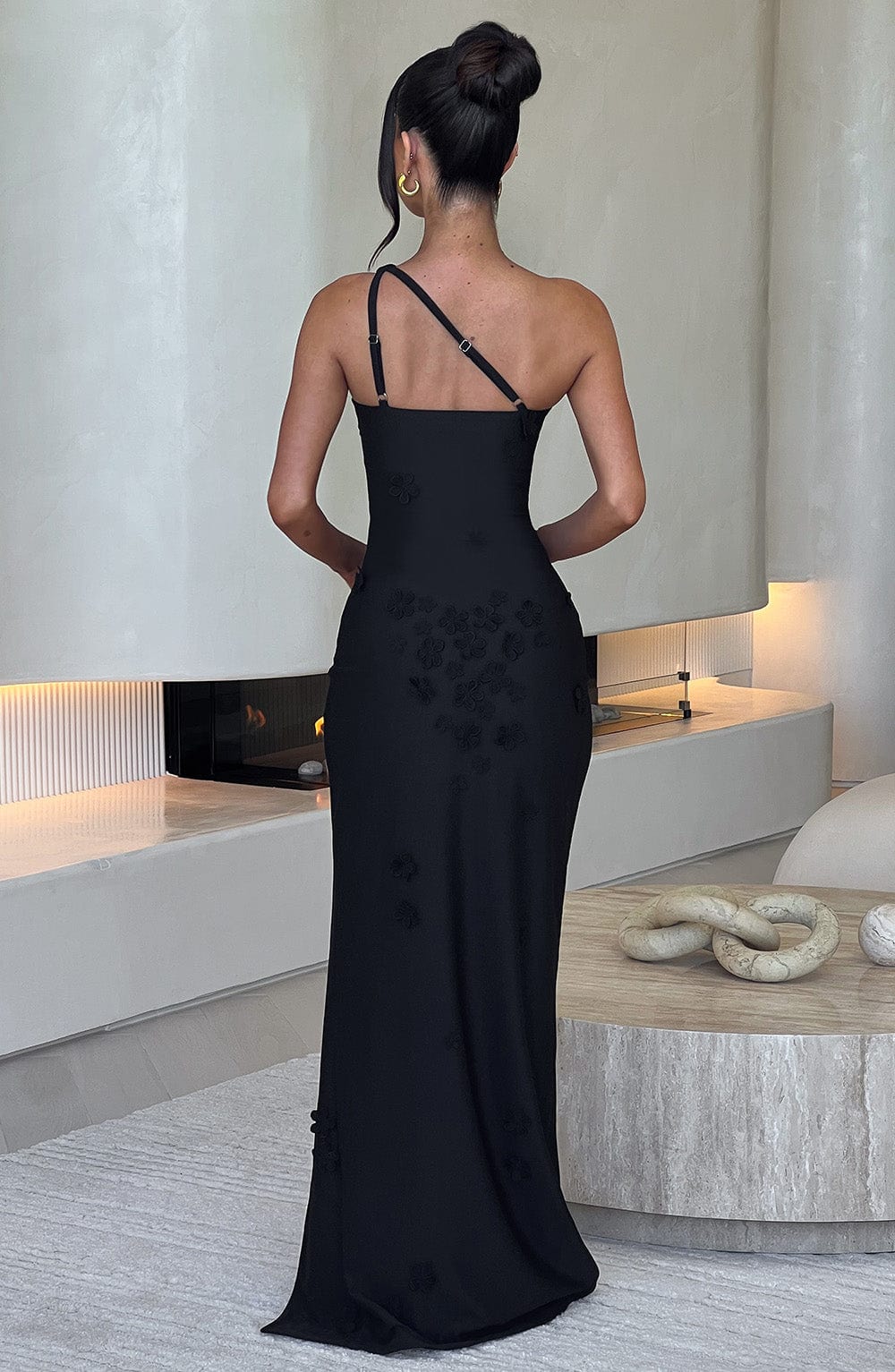 Cynthia Maxi Dress - Black - Image 3