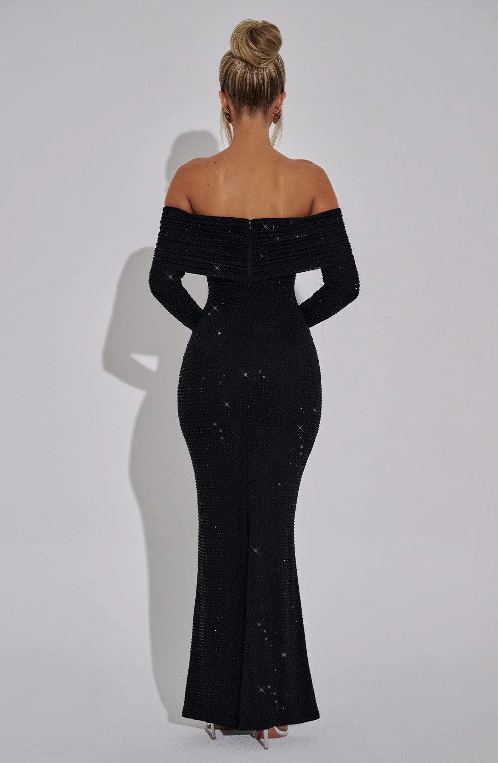 Cyprus Maxi Dress - Black - Image 5