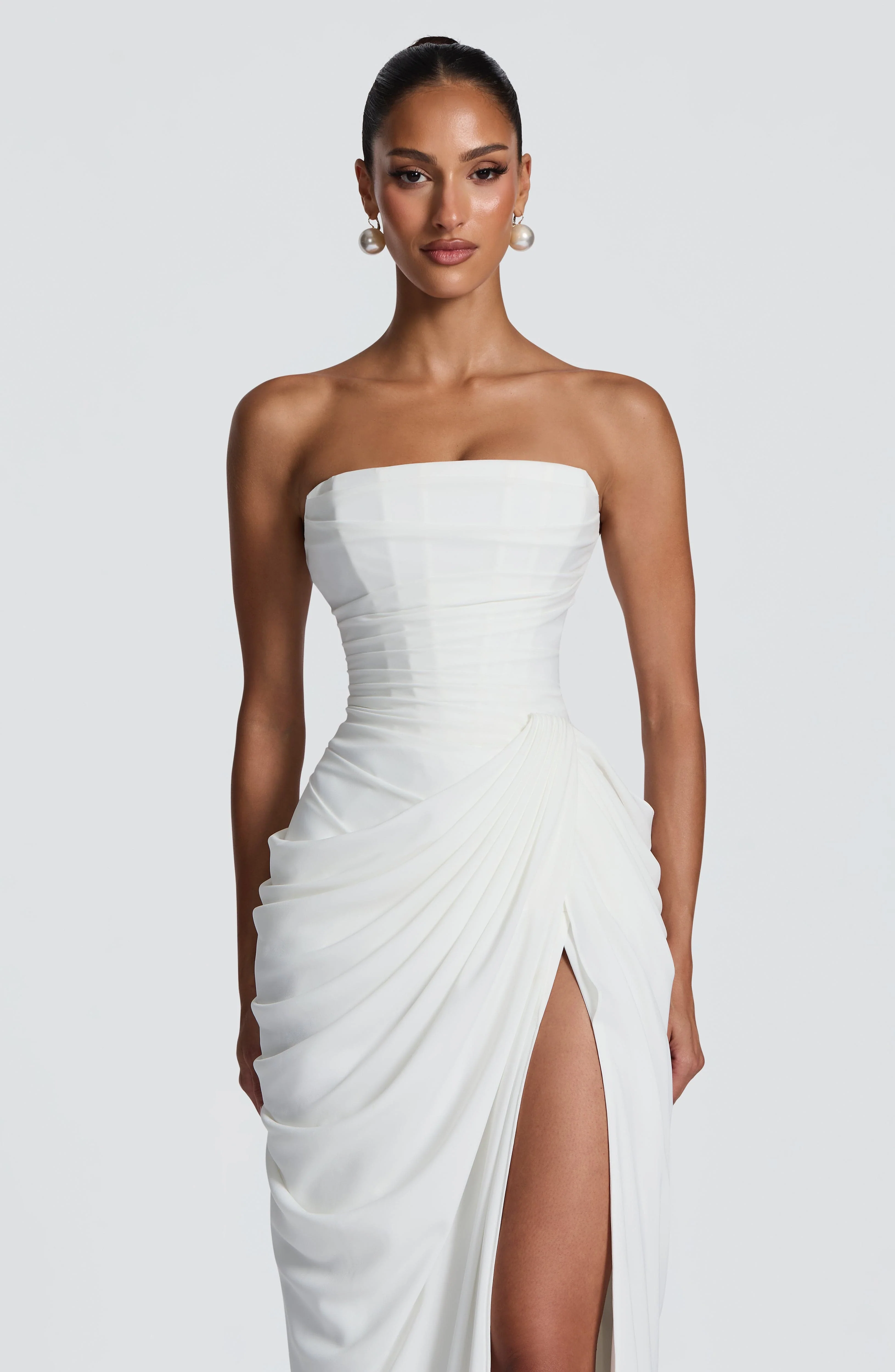 Cyra Maxi Dress - Ivory - Image 4