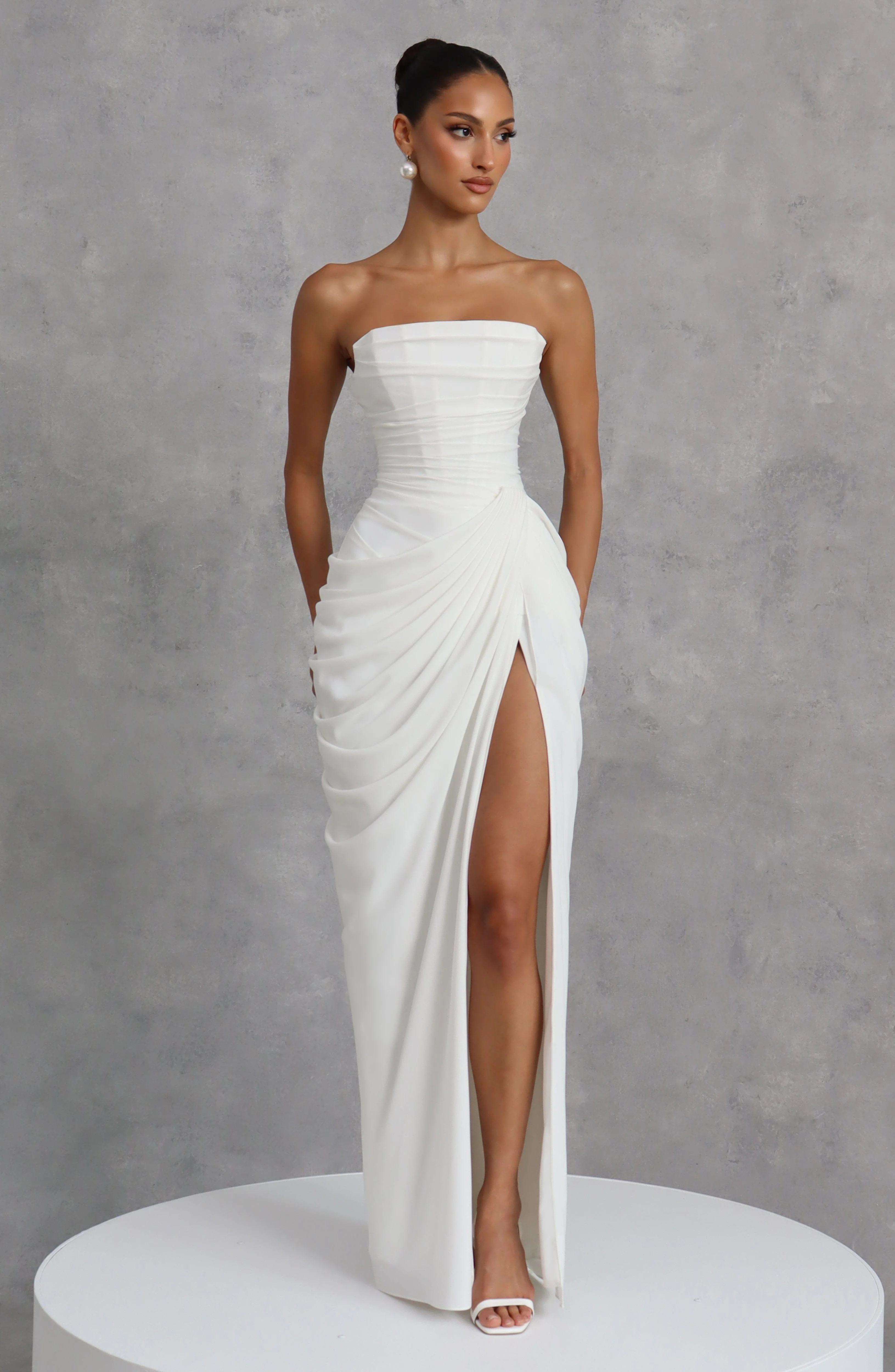 Cyra Maxi Dress - Ivory - Image 7