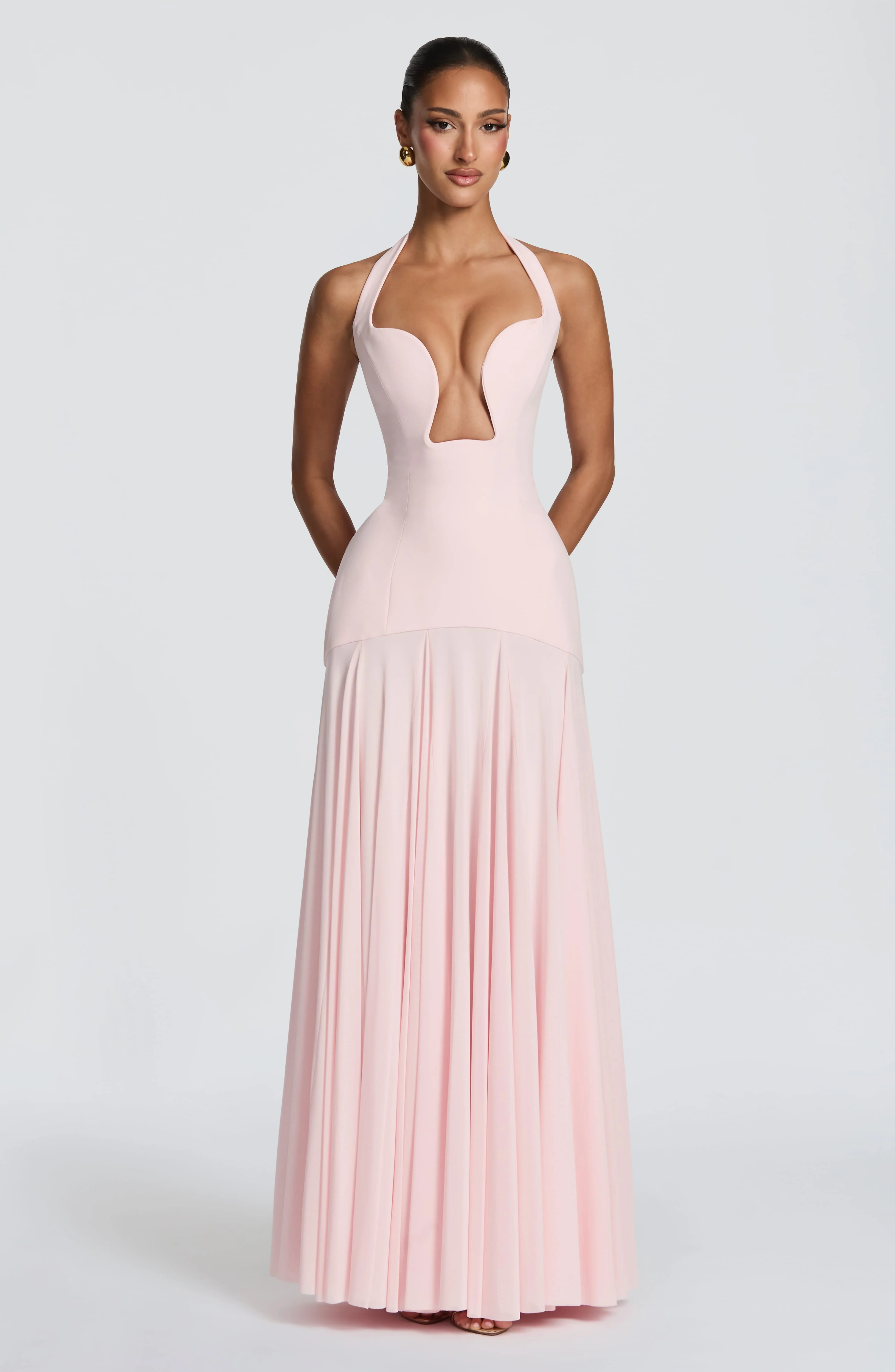 Cyrene Maxi Dress - Blush - Image 5