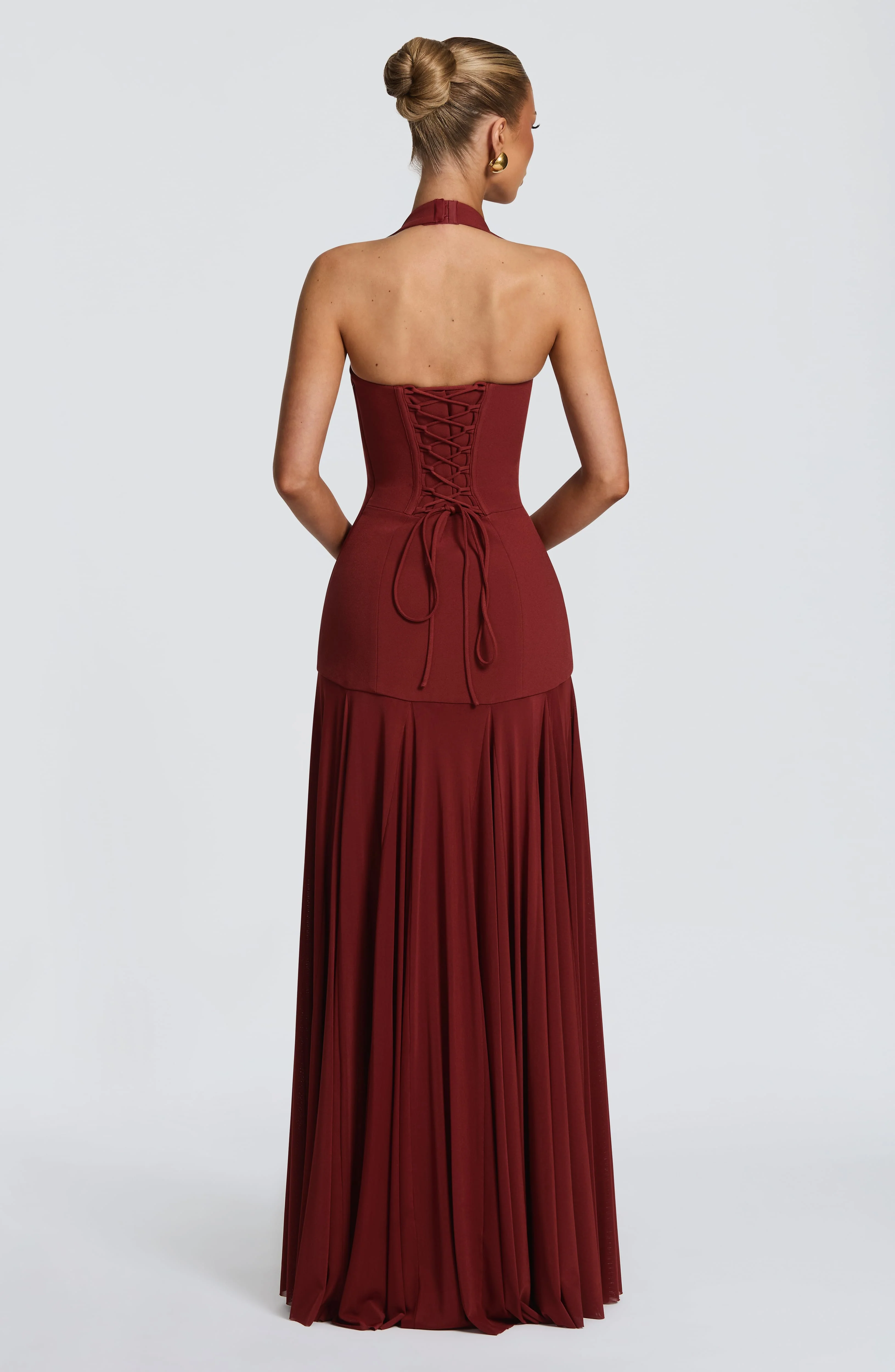 Cyrene Maxi Dress - Deep Rust - Image 3
