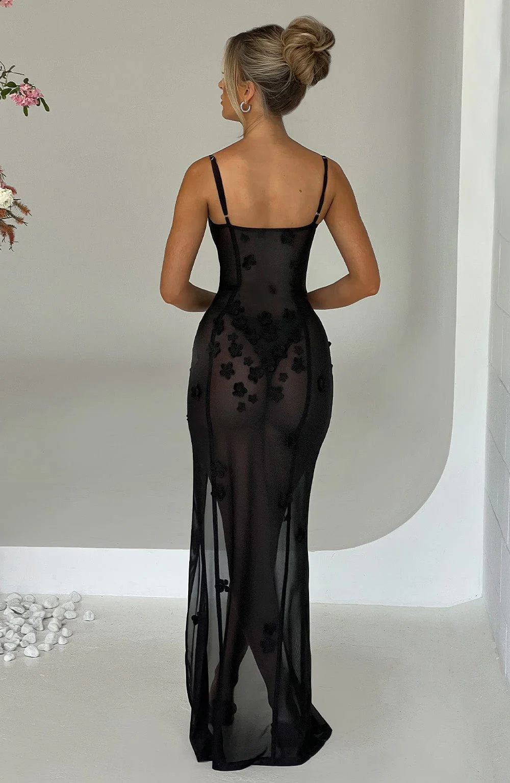 Dalary Maxi Dress - Black - Image 2