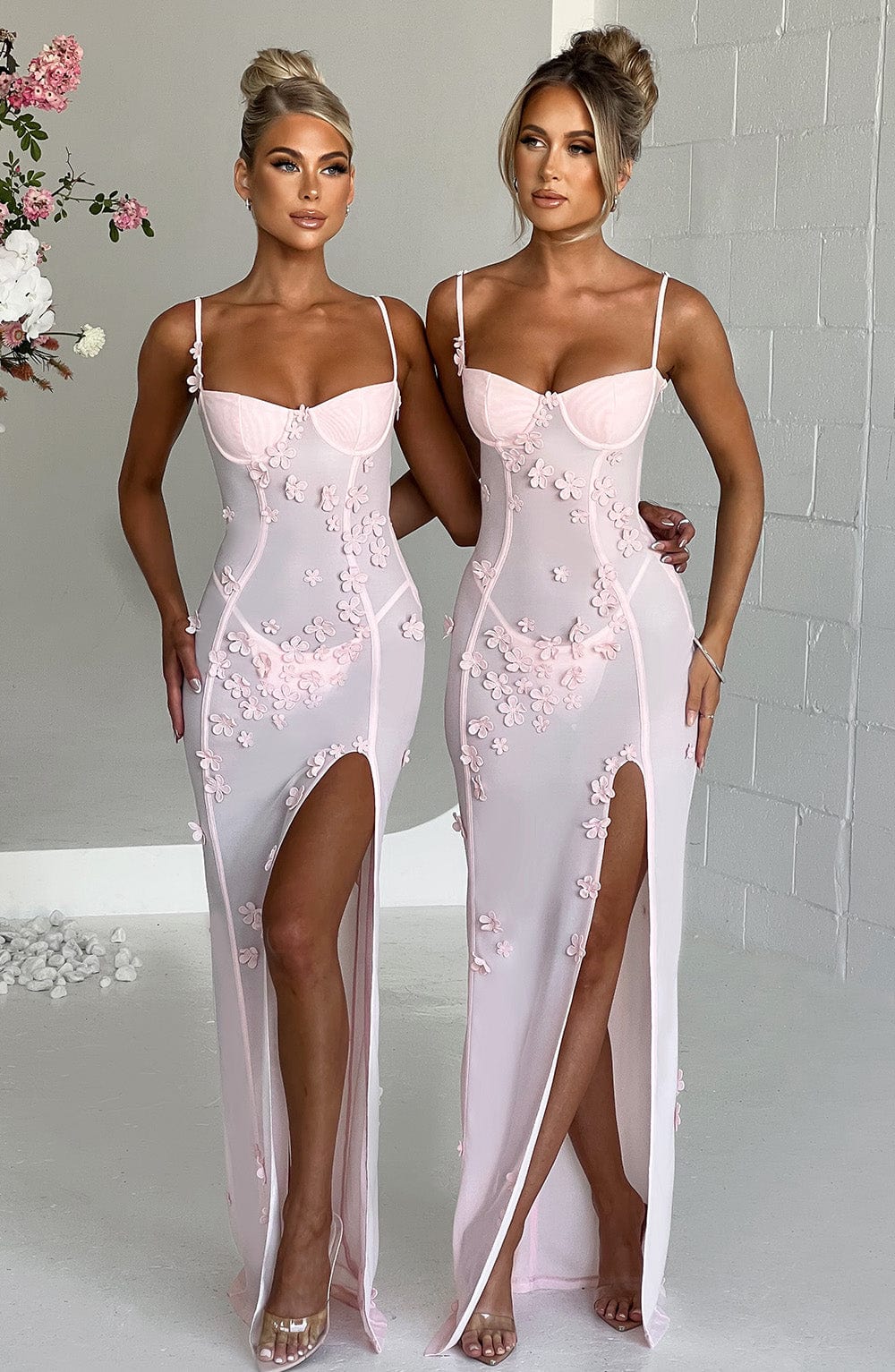 Dalary Maxi Dress - Blush - Image 8