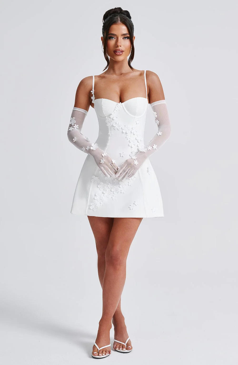 Dalary Mini Dress - Ivory - Image 3