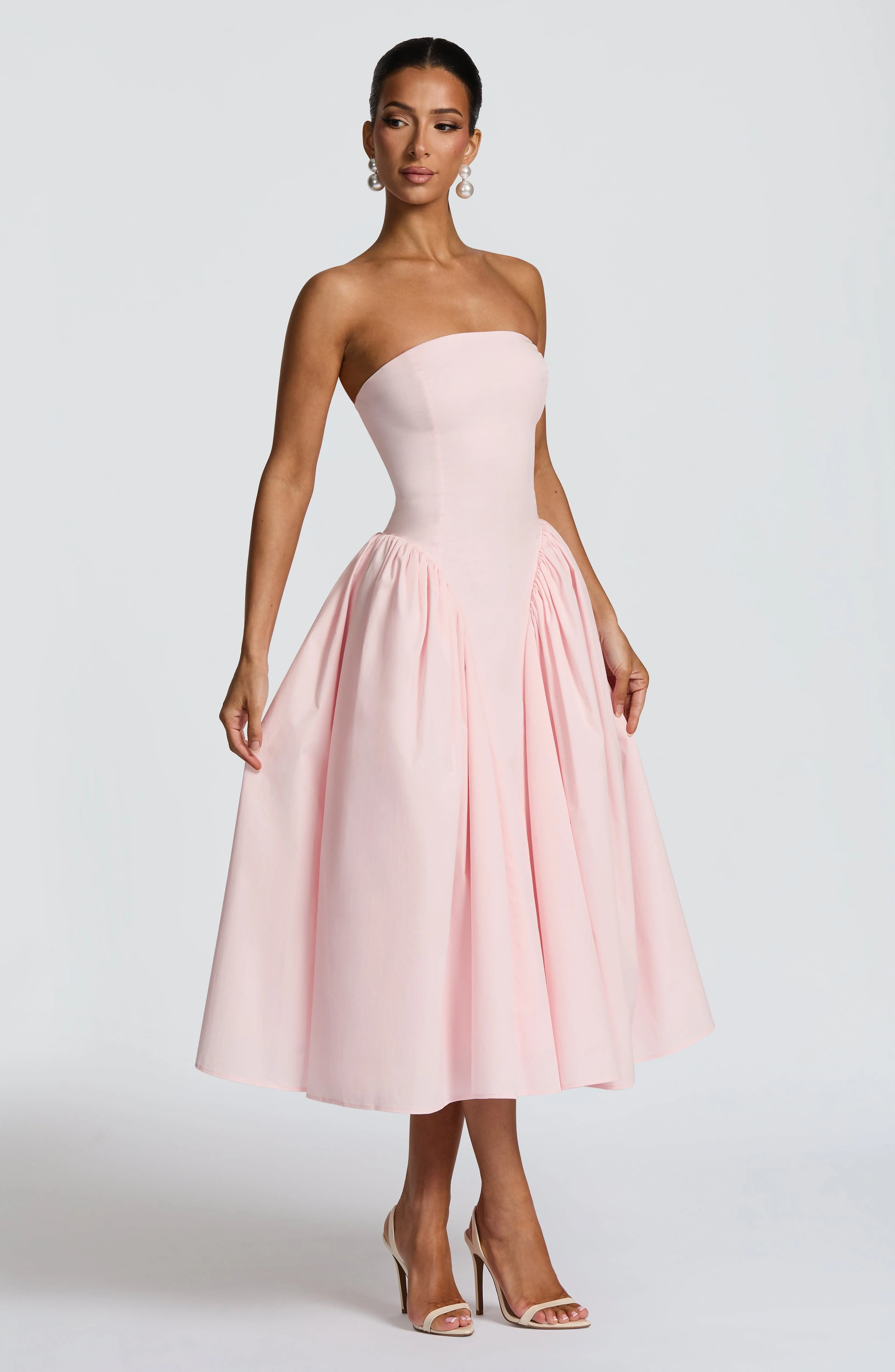 Darla Midi Dress - Blush - Image 2