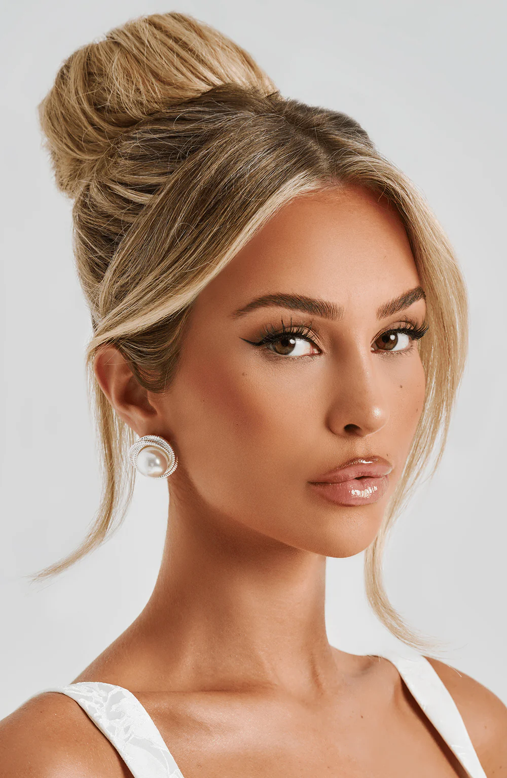 Davina Earrings - Silver - Image 2