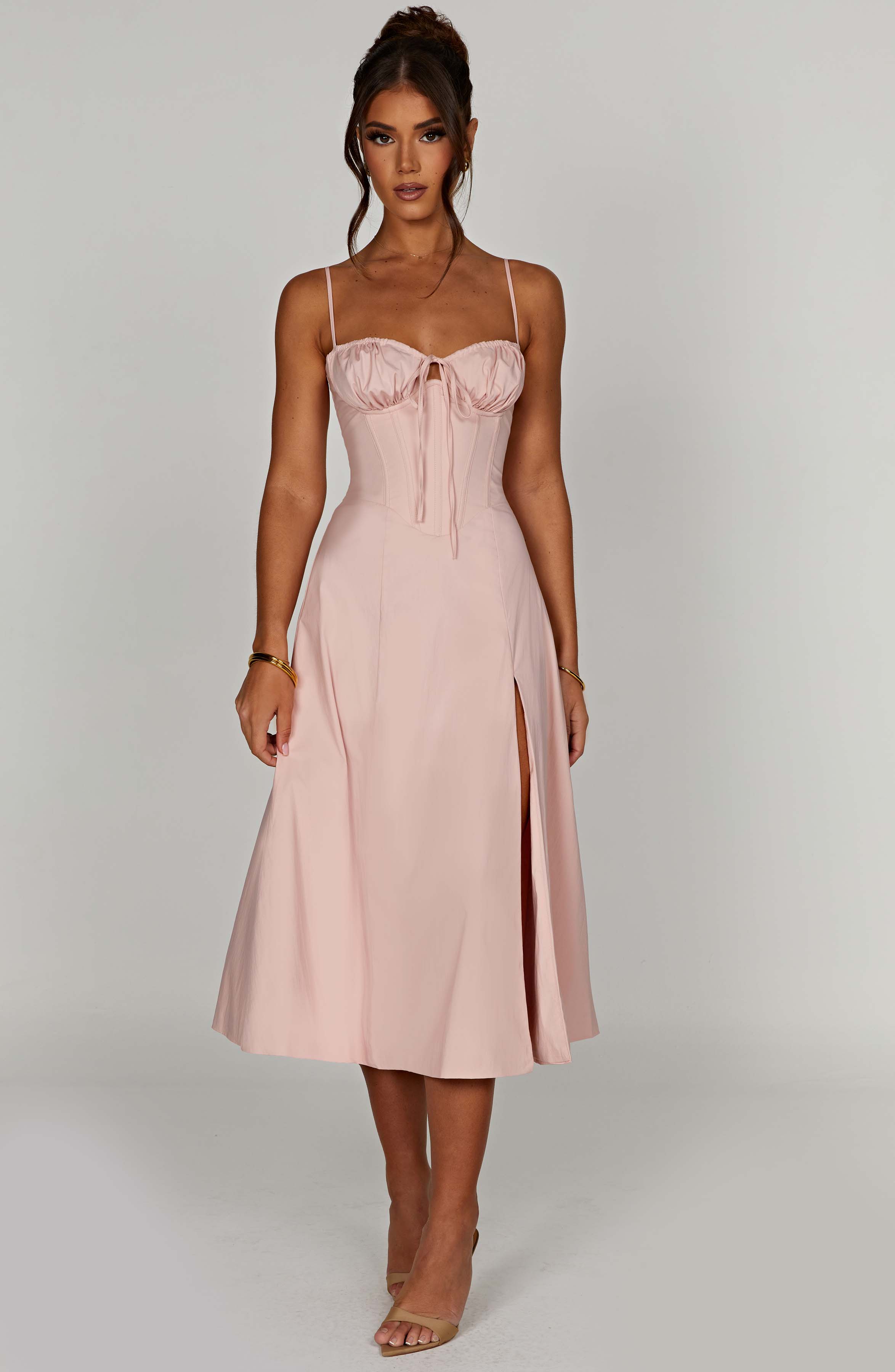 Deanna Midi Dress - Blush - Image 7