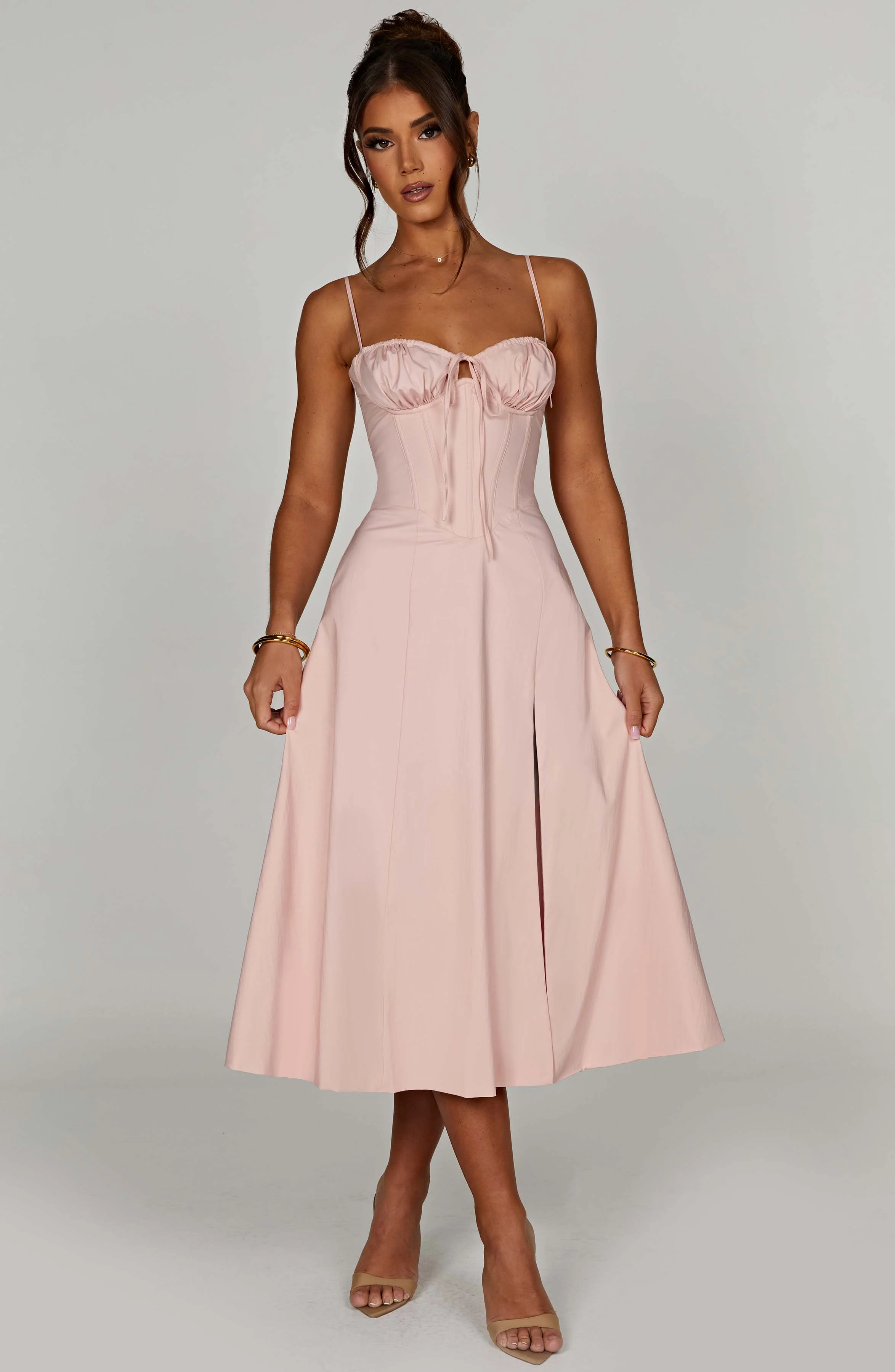 Deanna Midi Dress - Blush - Image 8