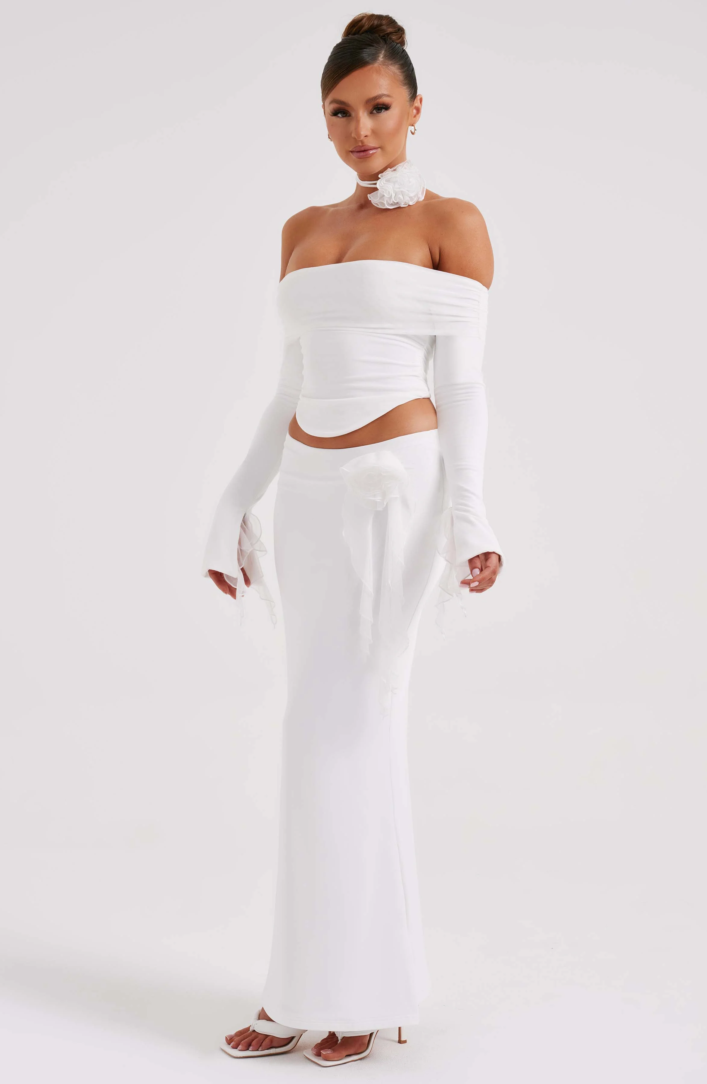 Deema Maxi Skirt - Ivory - Image 12