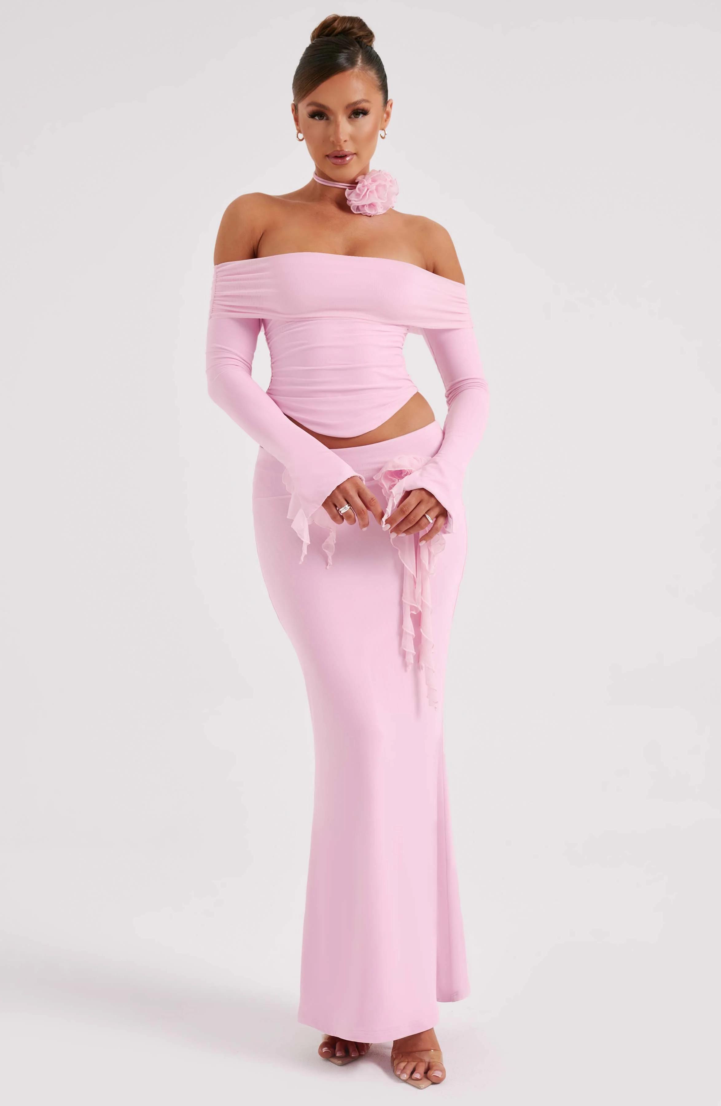 Deema Maxi Skirt - Pink - Image 16