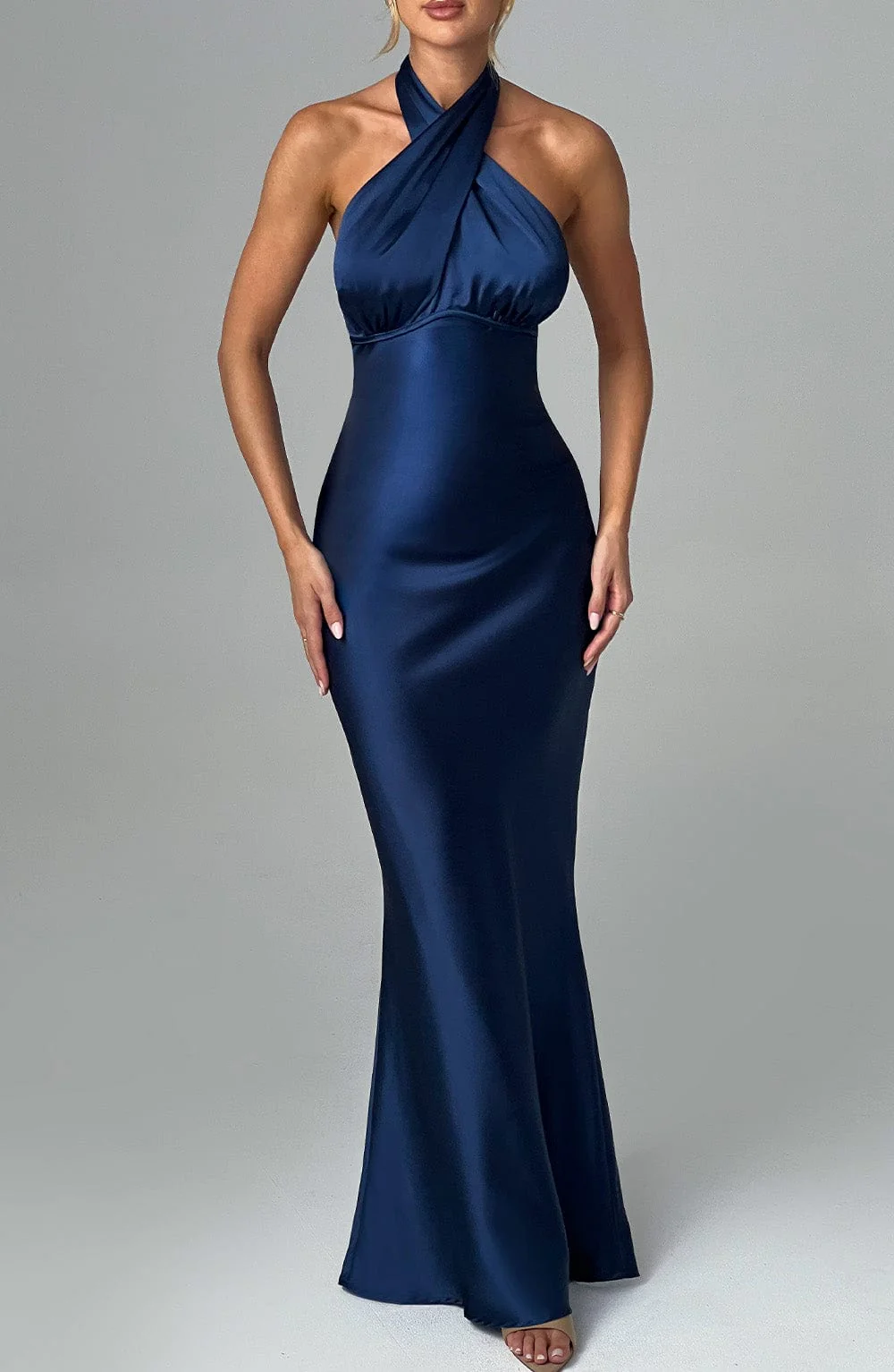 Dimitra Maxi Dress - Navy - Image 7
