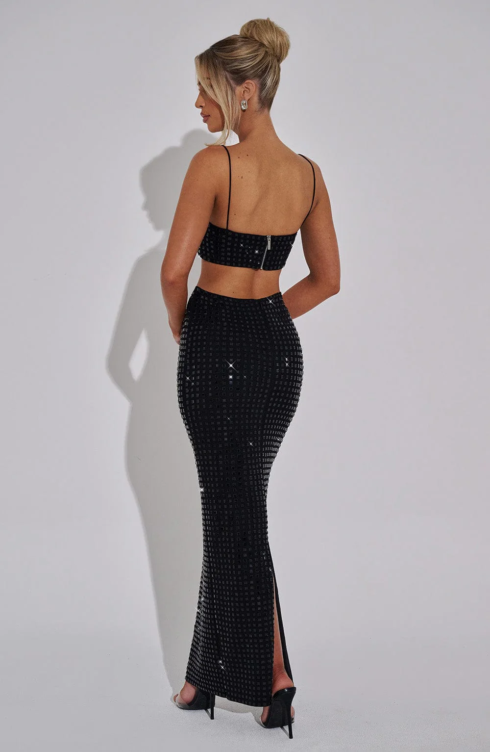Dimity Maxi Skirt - Black - Image 5