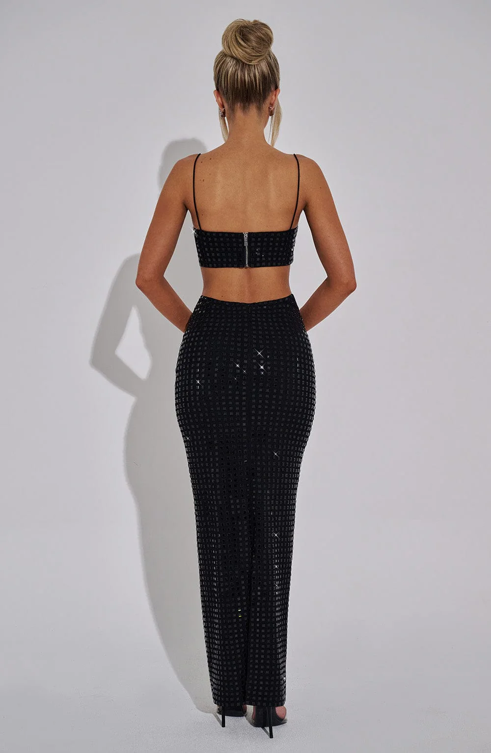 Dimity Maxi Skirt - Black - Image 6