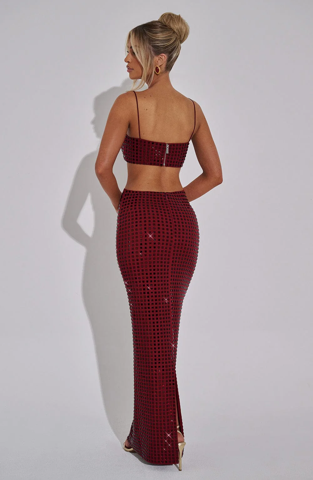 Dimity Top - Wine - Image 7