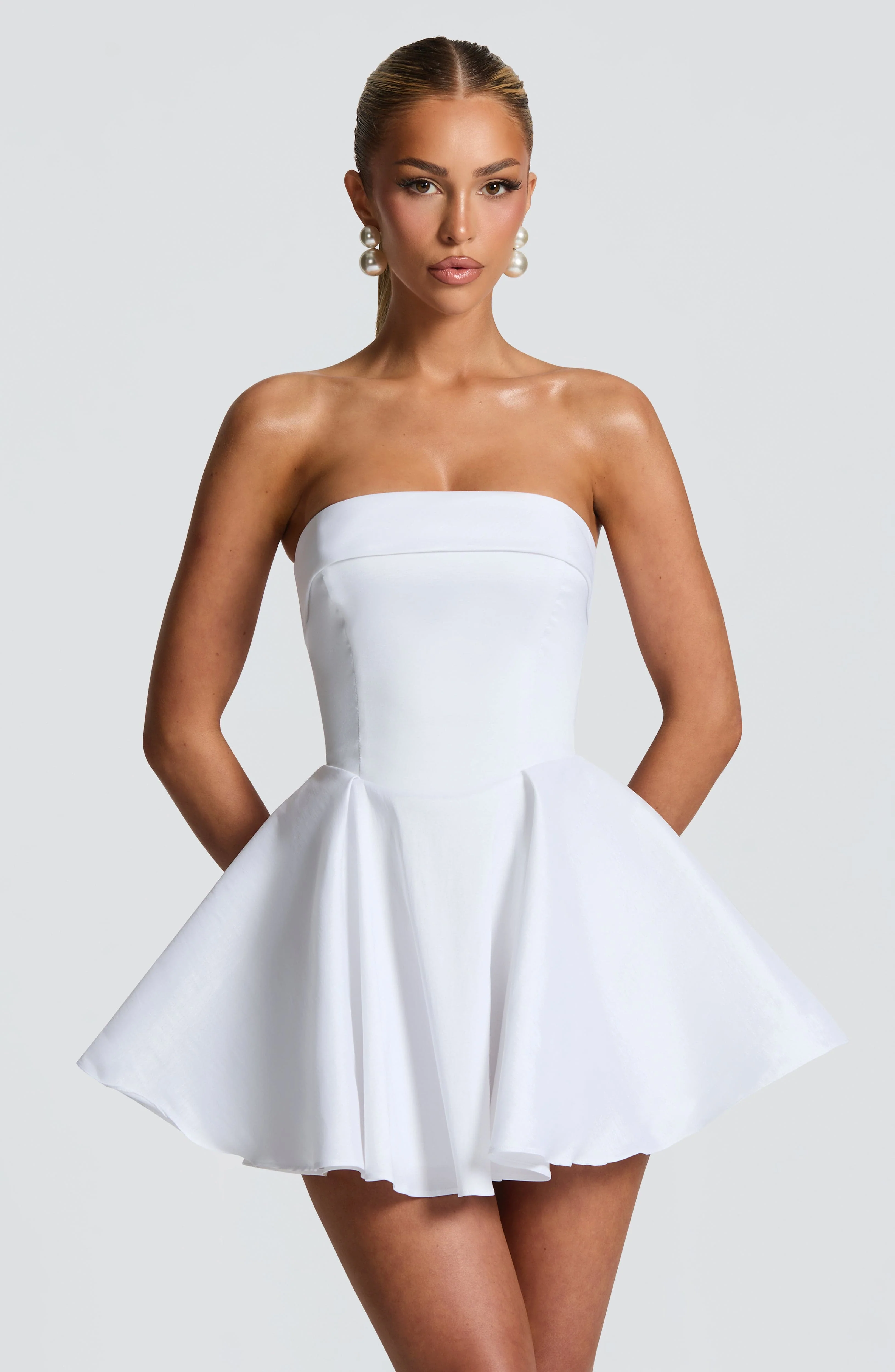Dionne Mini Dress - Ivory - Image 5