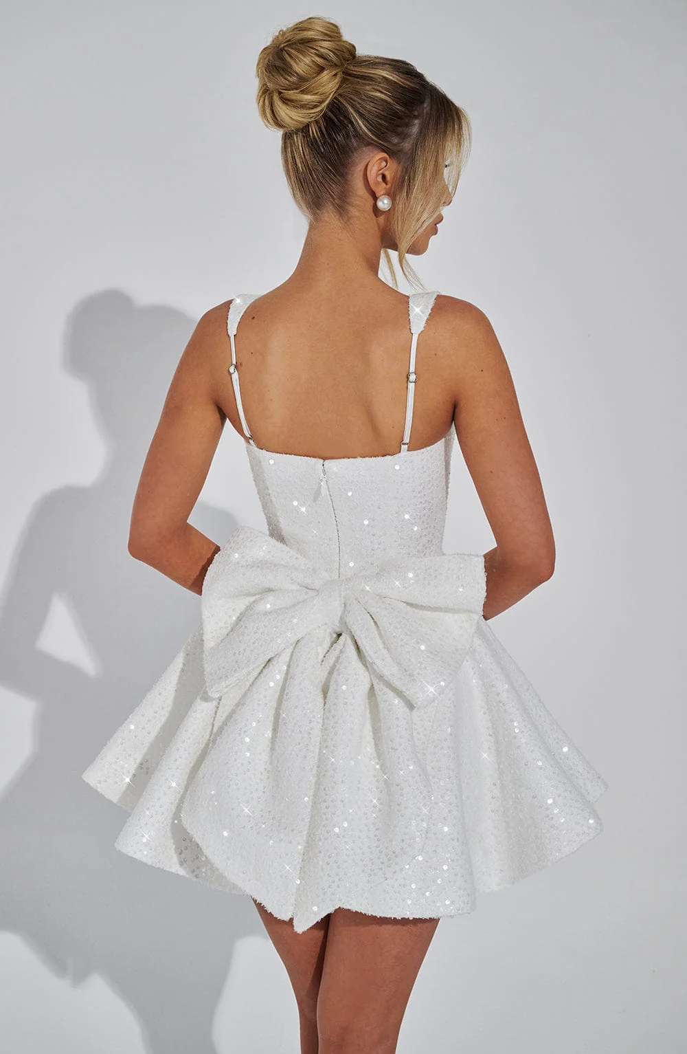 Dorothy Mini Dress - Ivory - Image 5