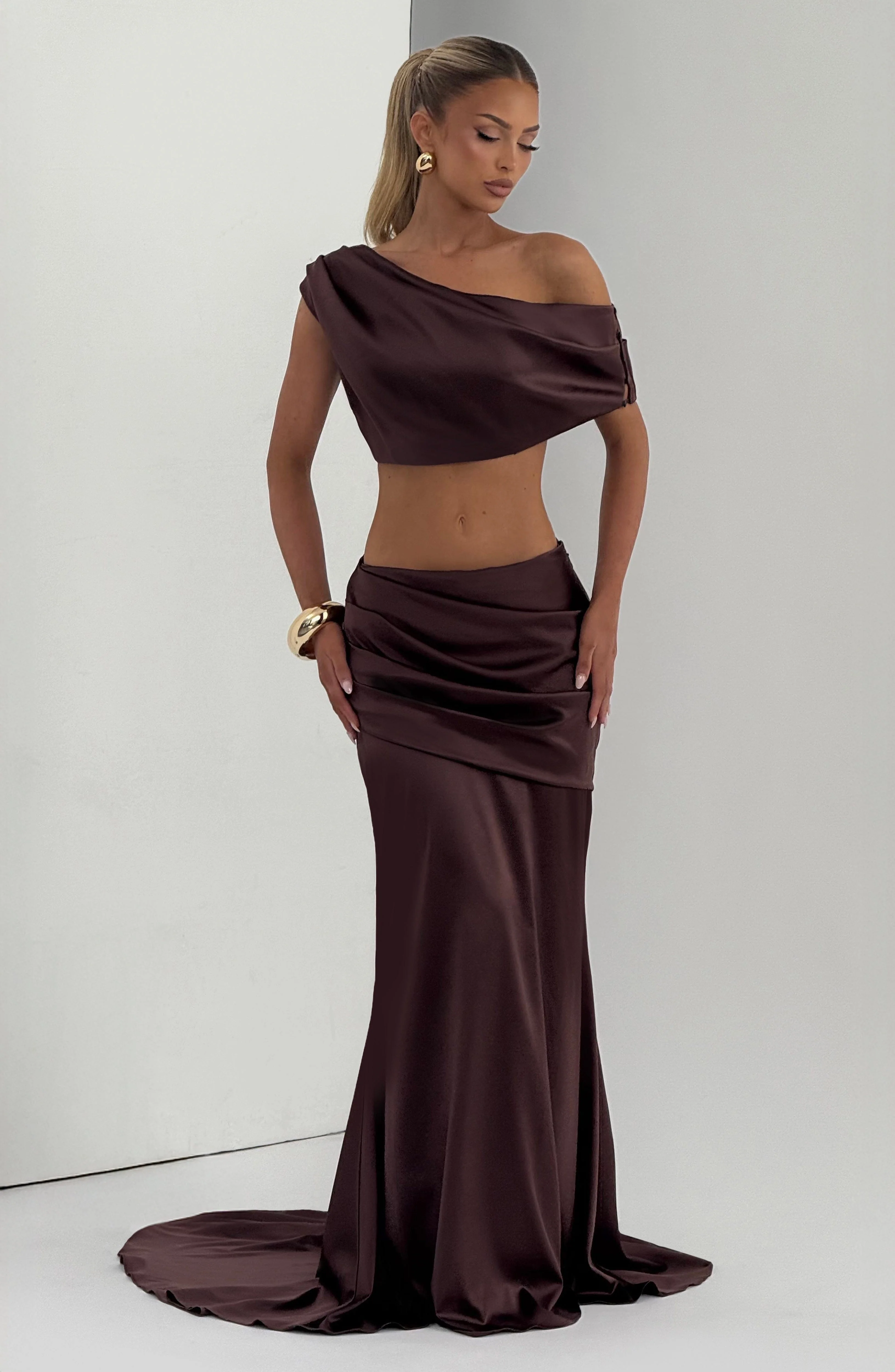 Edwina Top - Plum Brown - Image 8