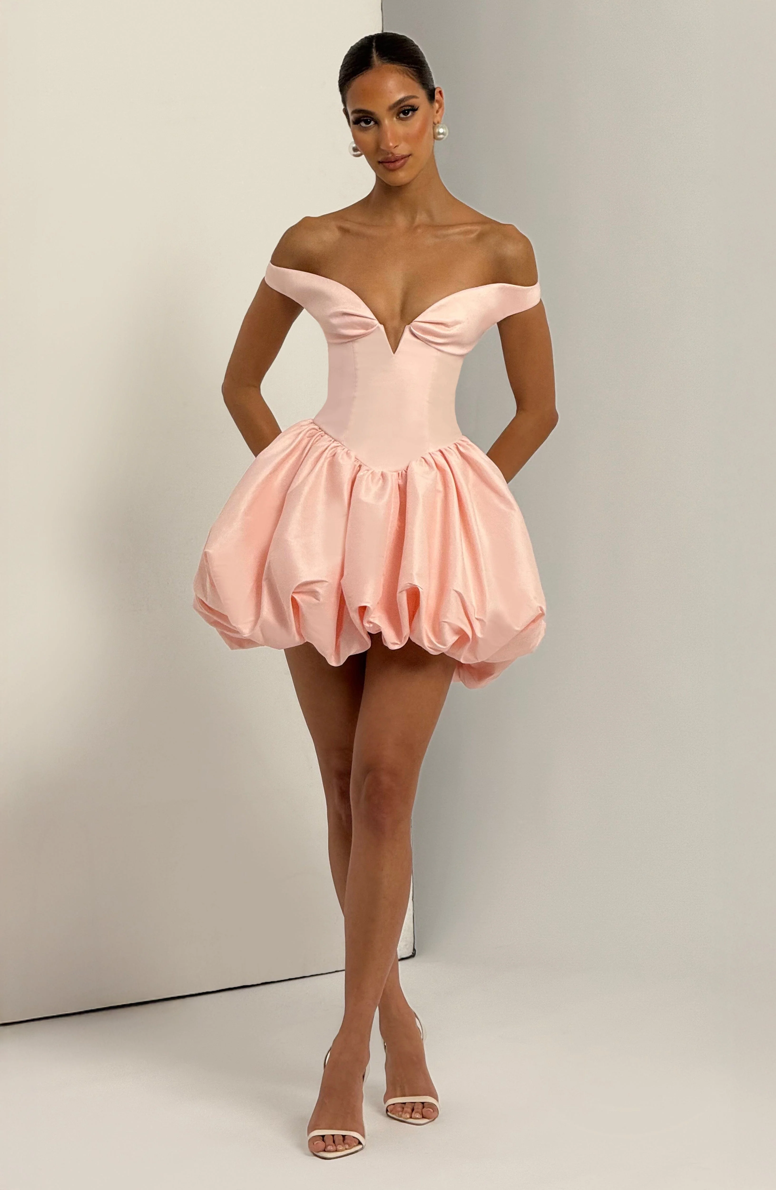 Eileen Mini Dress - Blush - Image 10