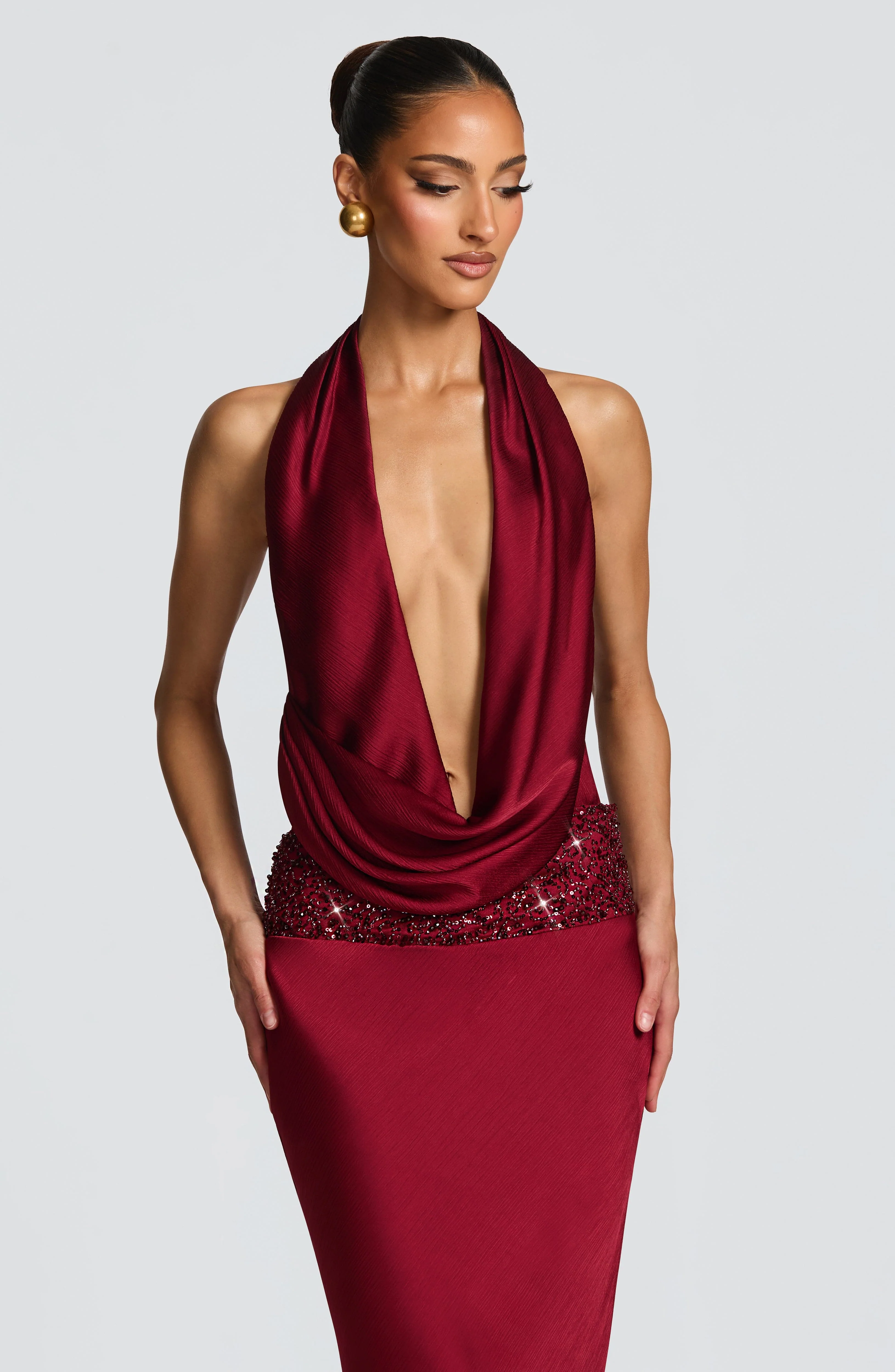 Eleni Bodysuit - Burgundy - Image 7