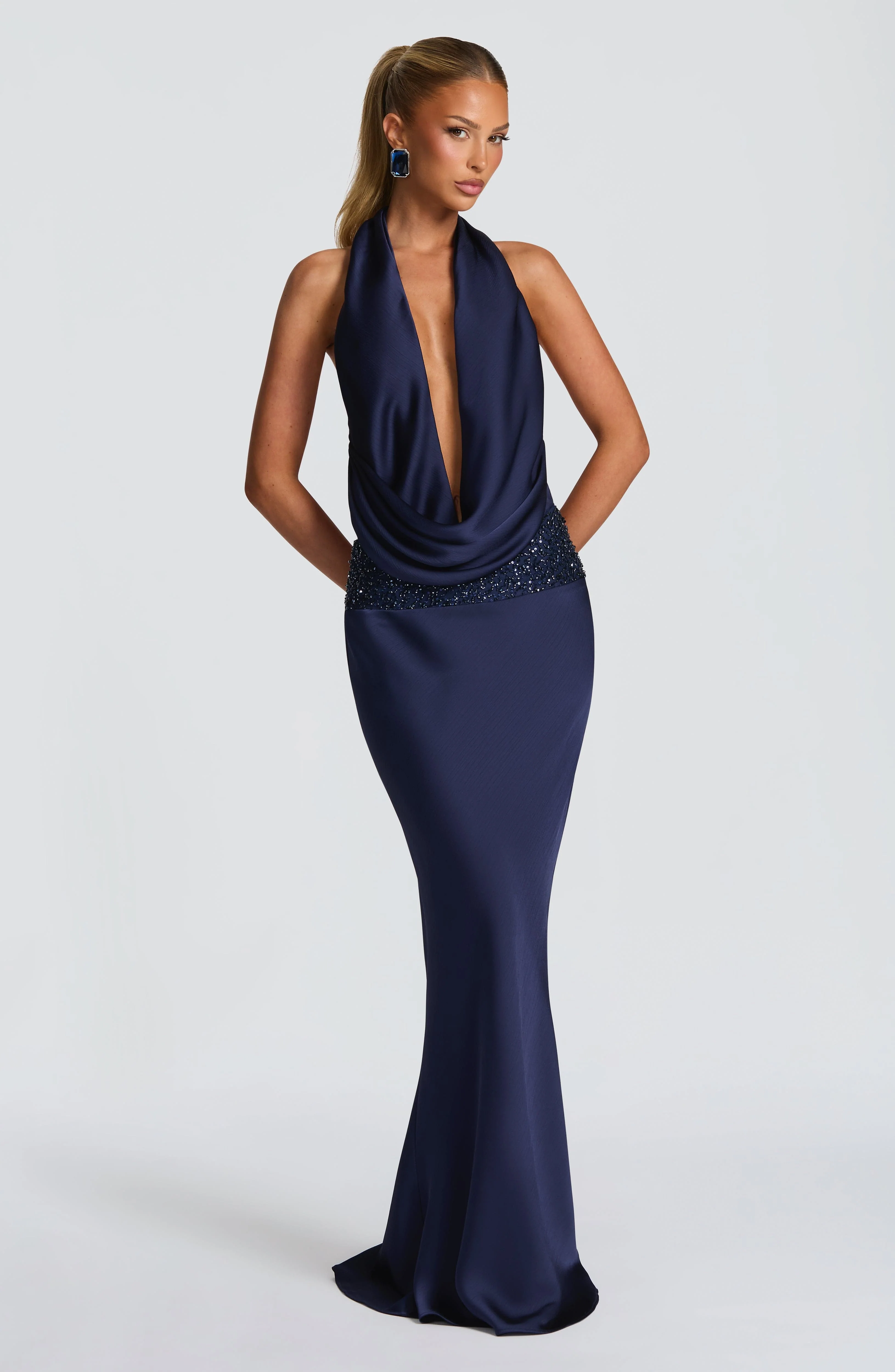 Eleni Bodysuit - Navy - Image 5