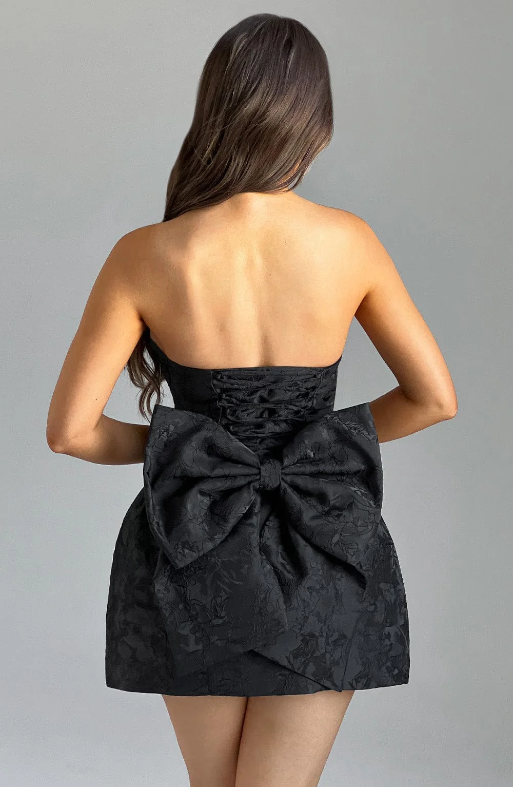 Elenora Mini Dress - Black - Image 2