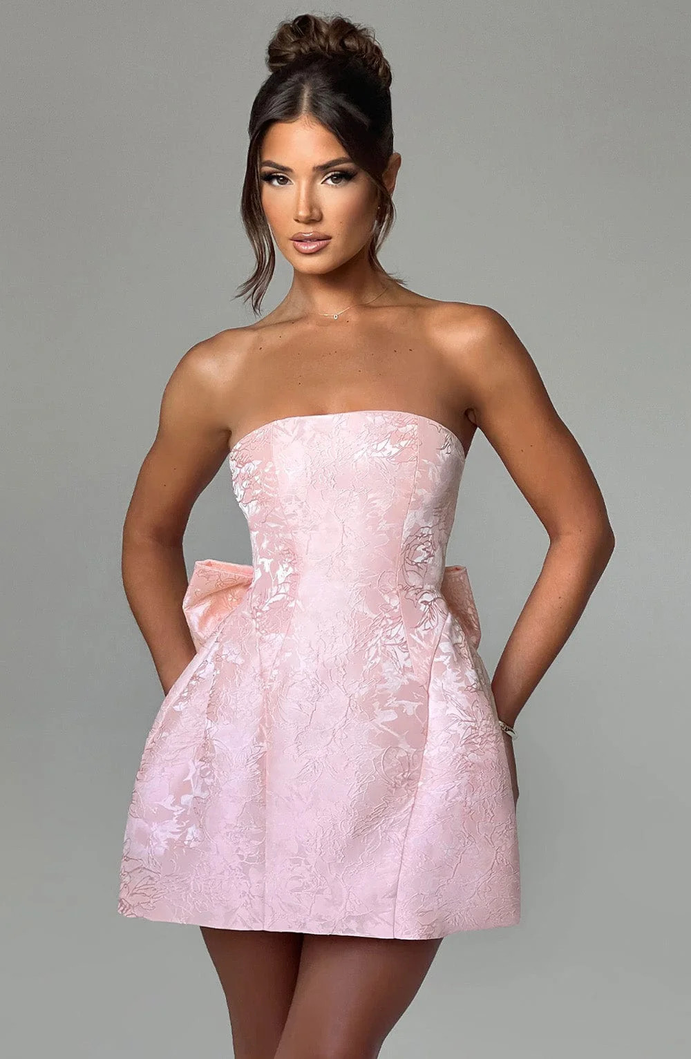 Elenora Mini Dress - Blush - Image 6