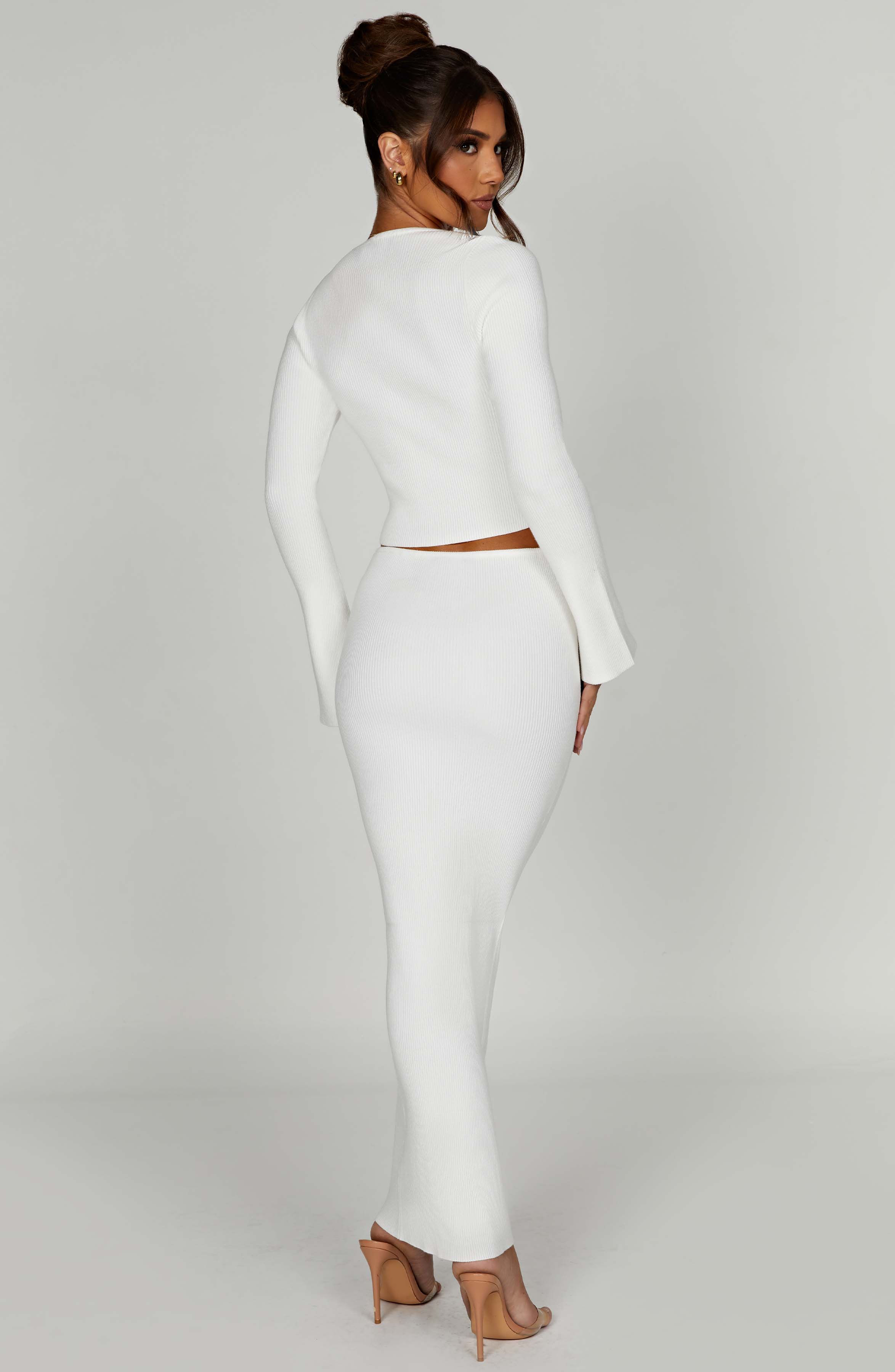 Elia Maxi Skirt - White - Image 6