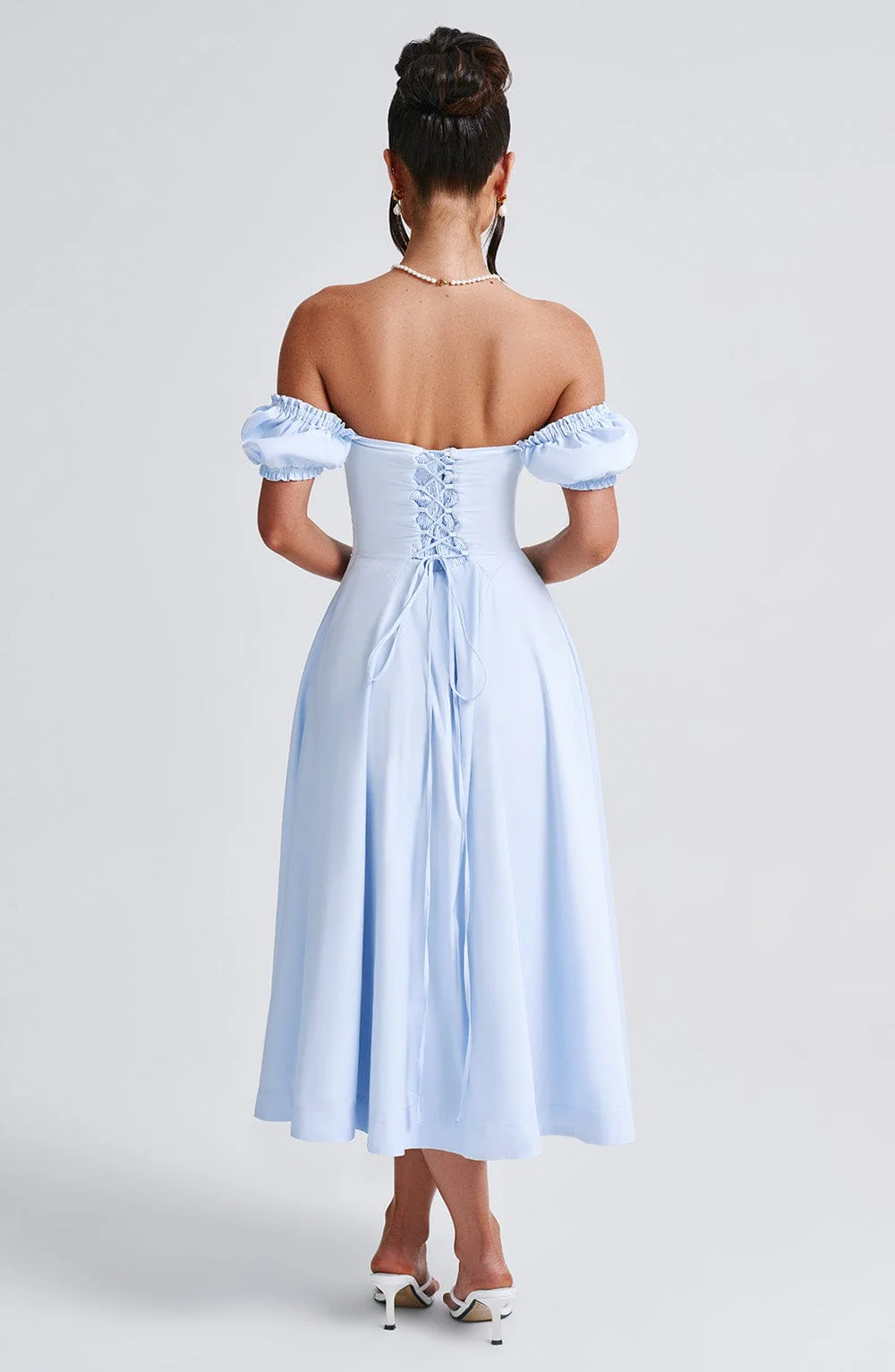 Elora Midi Dress - Blue - Image 8