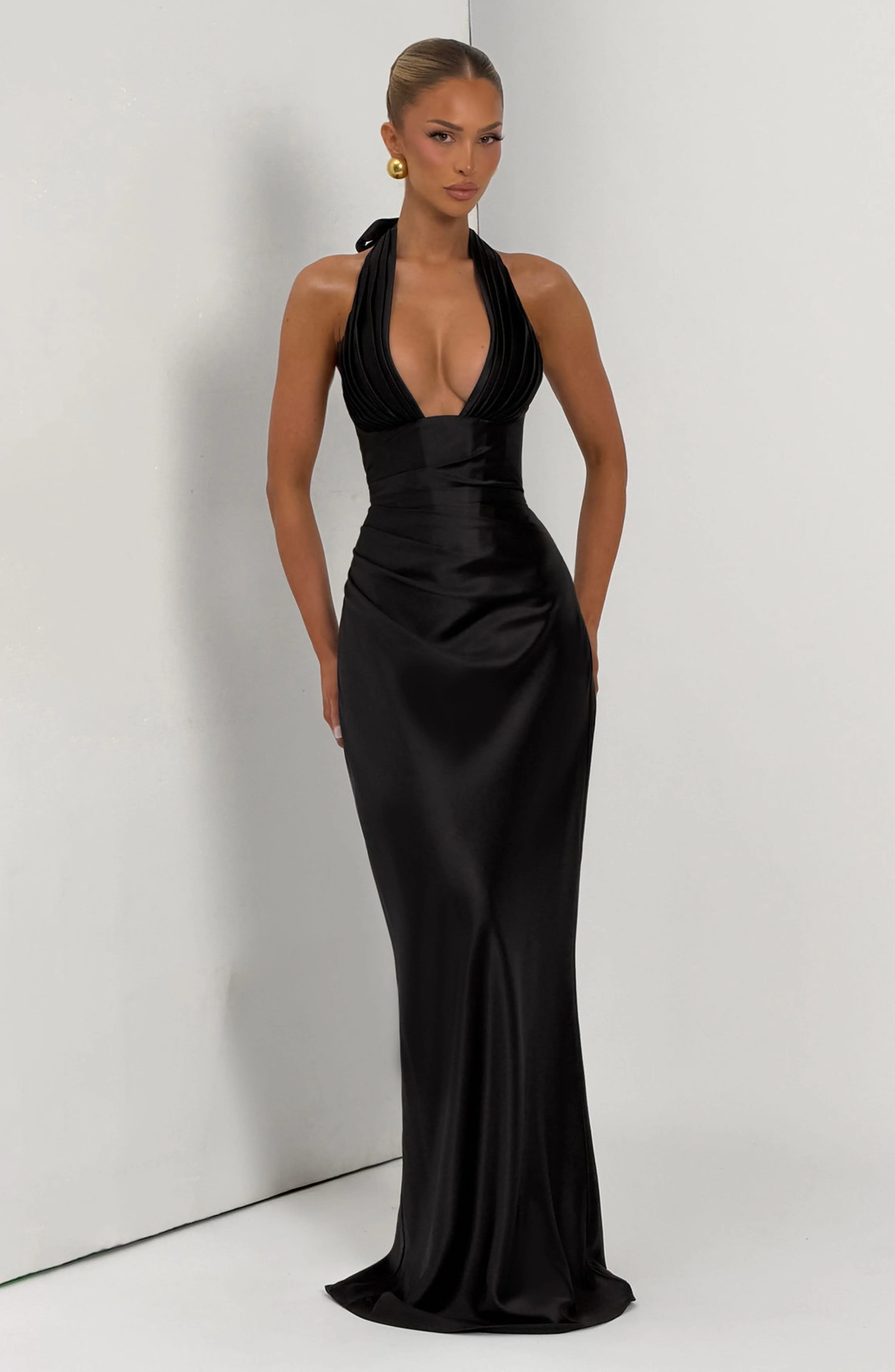 Elowen Maxi Dress - Black - Image 5