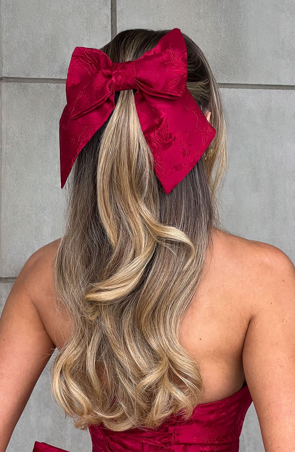 Elsa Bow - Red - Image 2