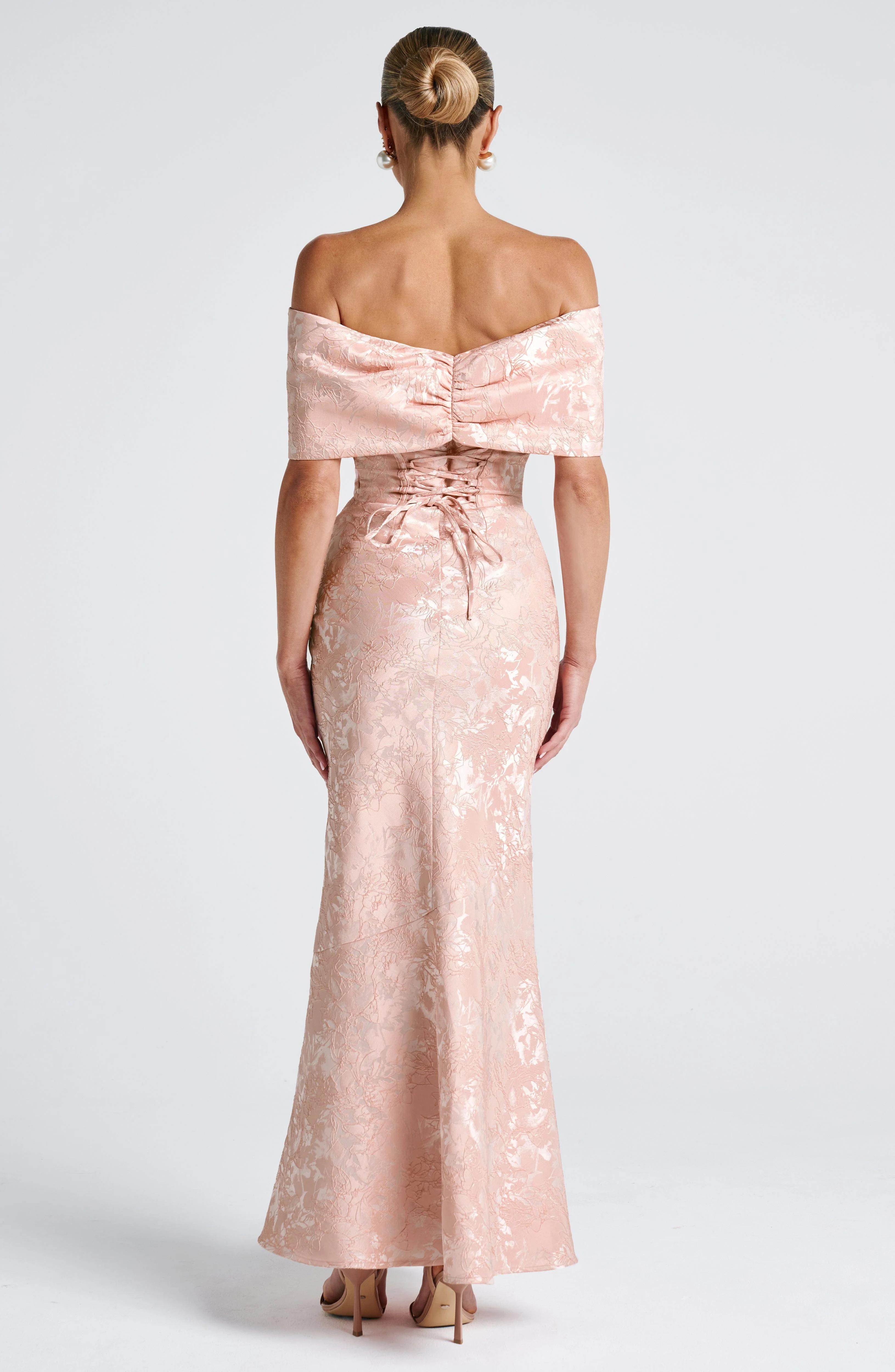 Emberly Maxi Dress - Soft Peach - Image 8