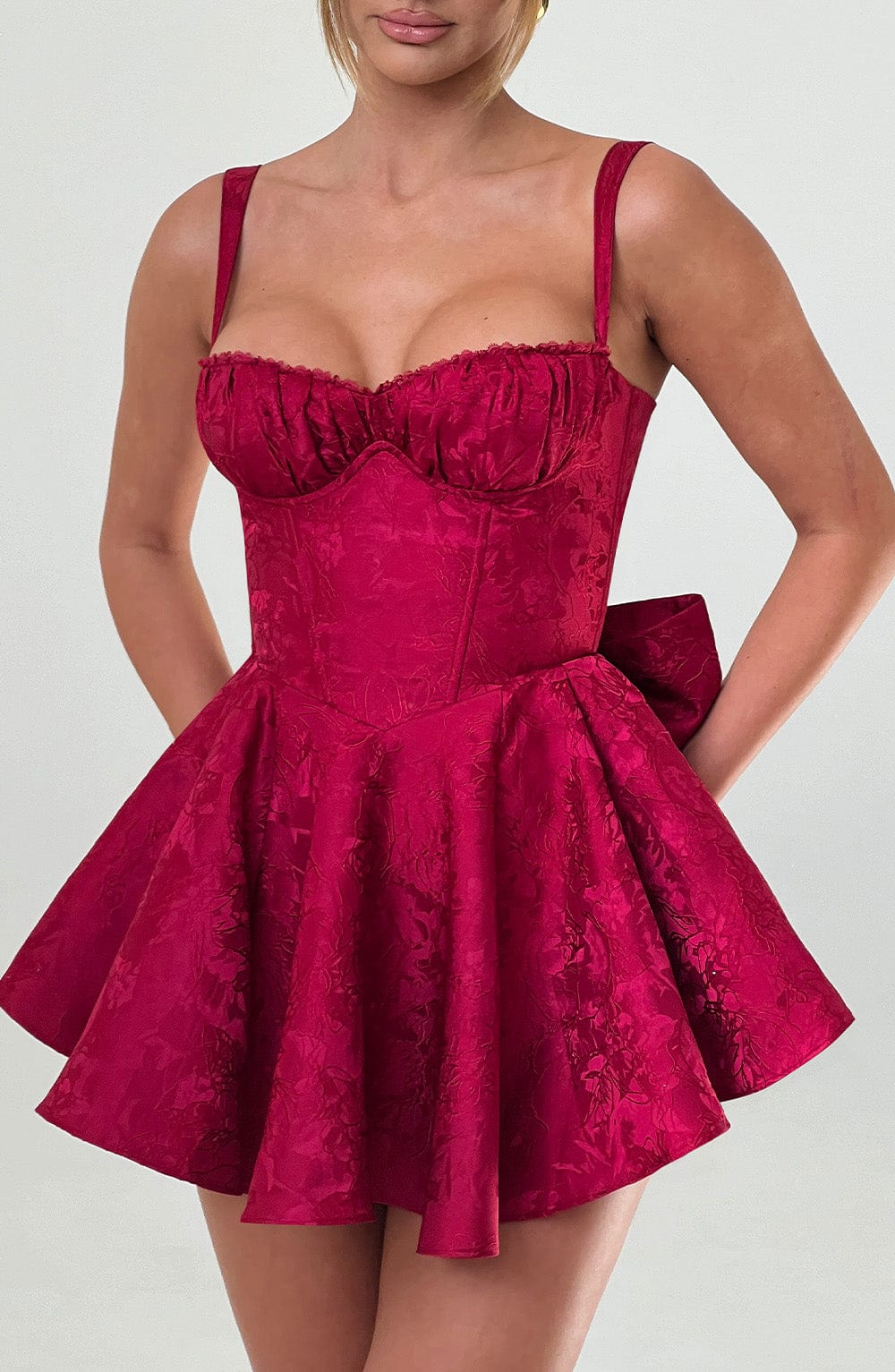 Emelie Playsuit - Red - Image 18