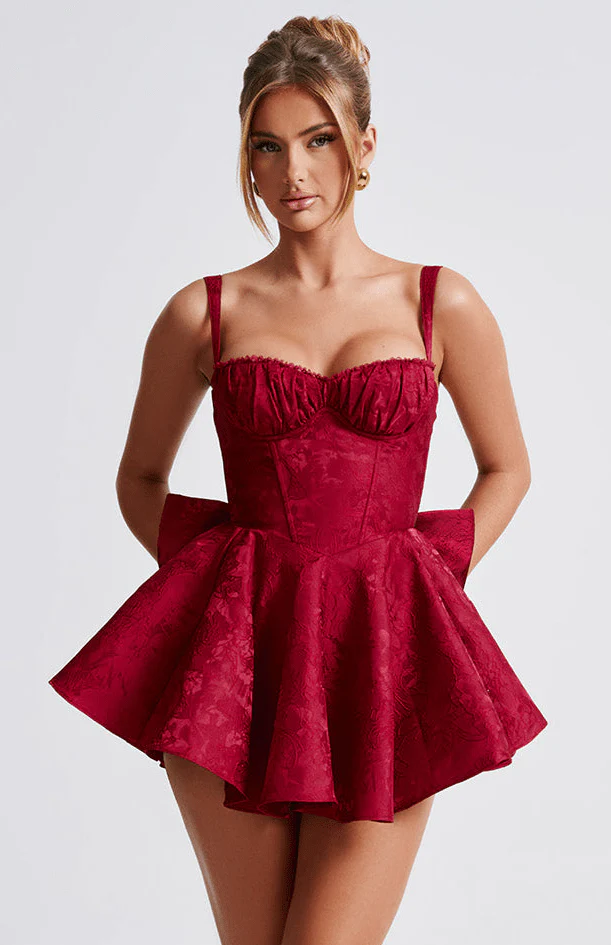 Emelie Playsuit - Red - Image 3