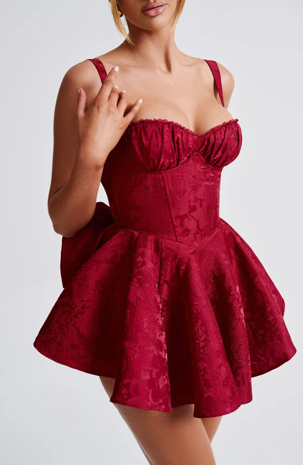 Emelie Playsuit - Red - Image 8