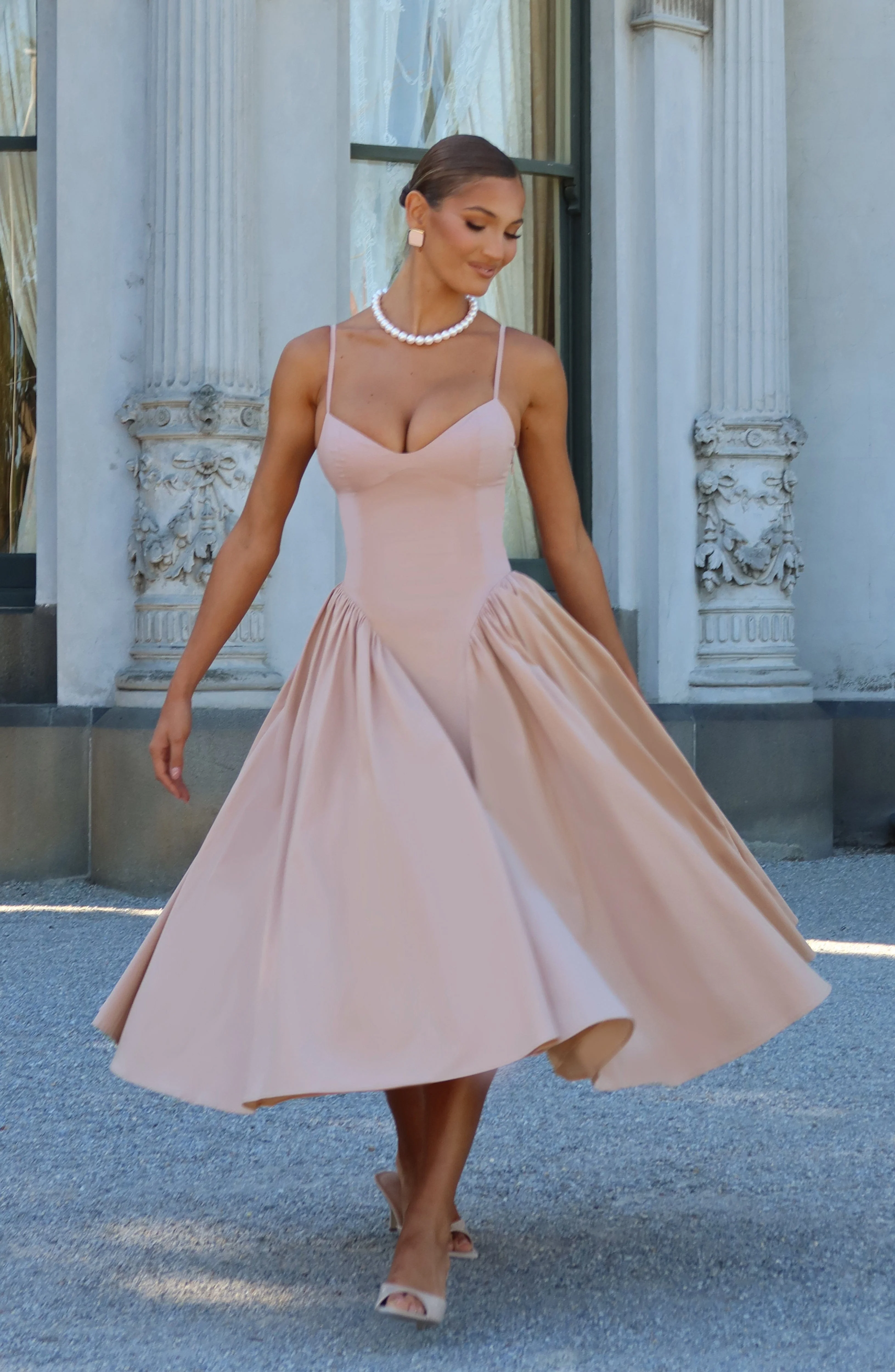 Emerson Midi Dress - Clay - Image 9