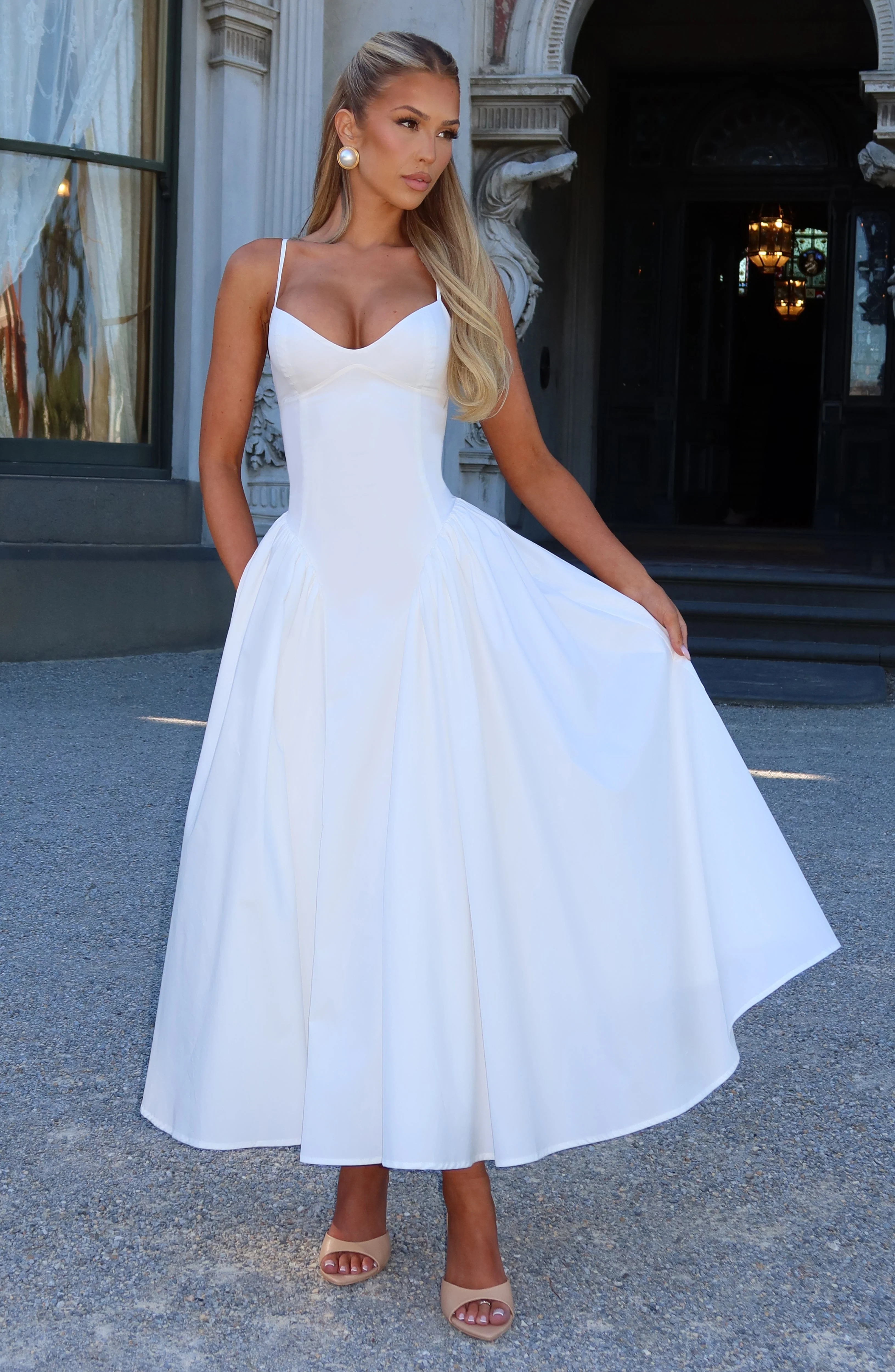 Emerson Midi Dress - Ivory - Image 3