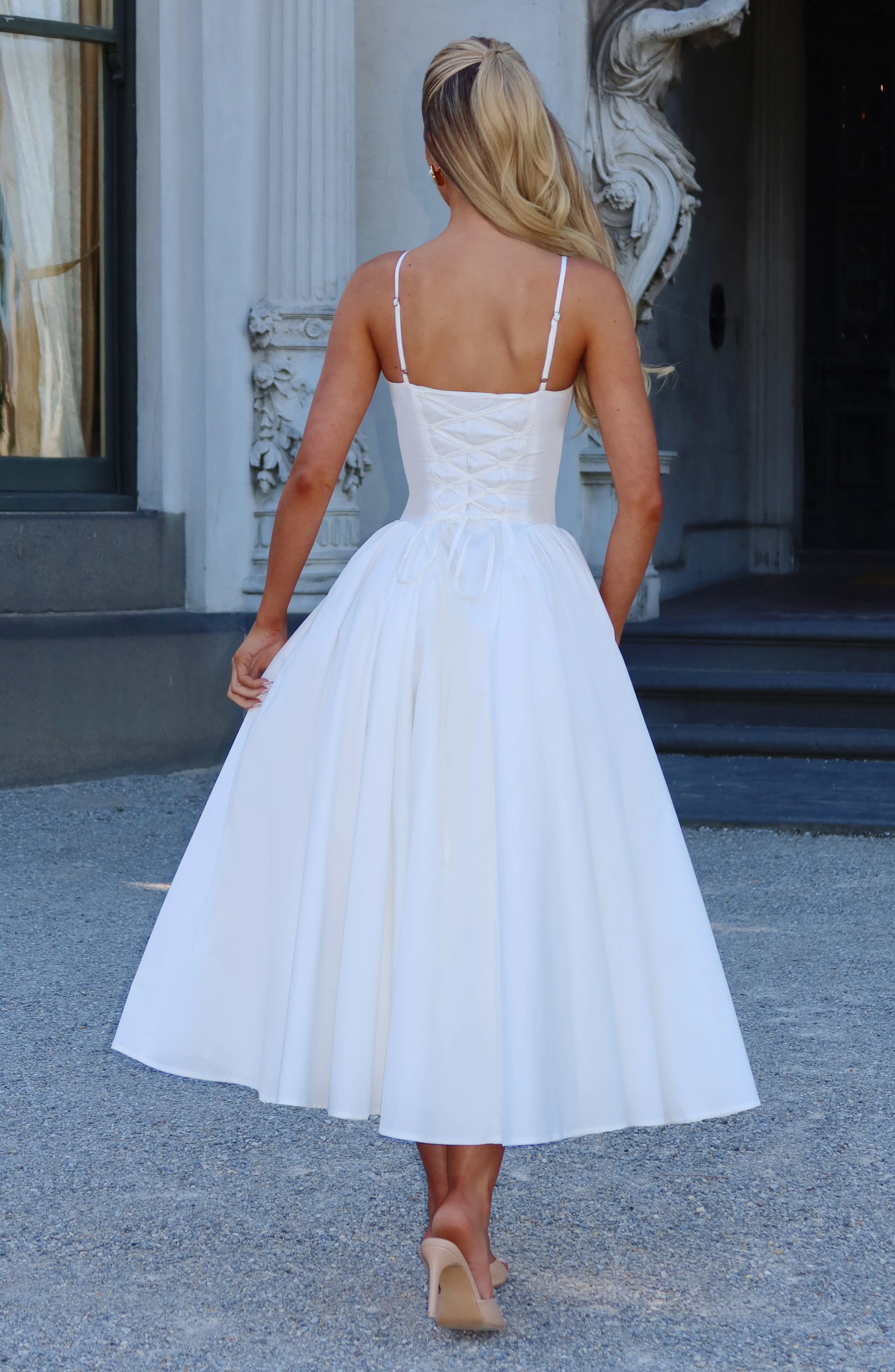 Emerson Midi Dress - Ivory - Image 4