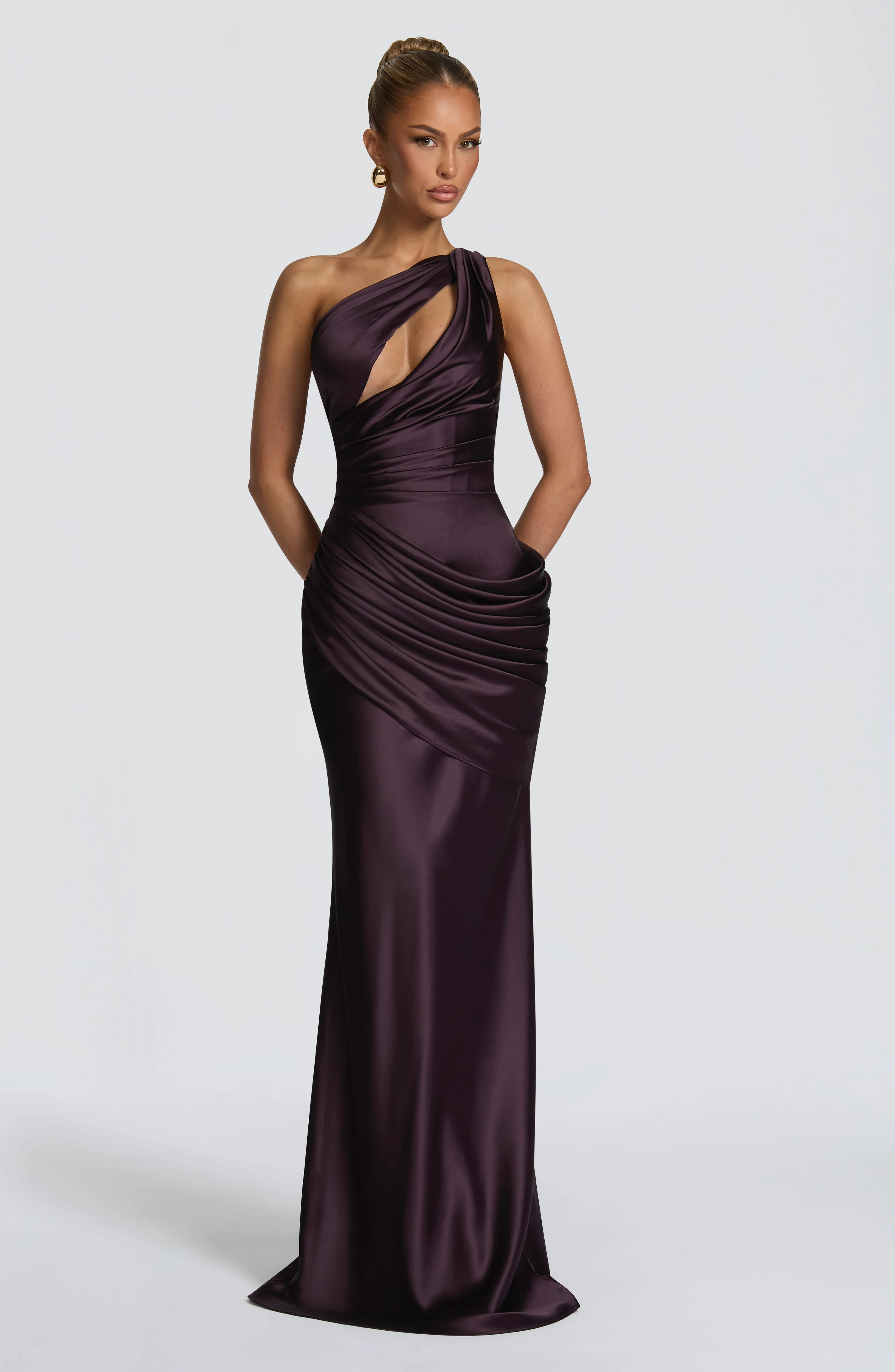 Emina Maxi Dress - Plum - Image 6