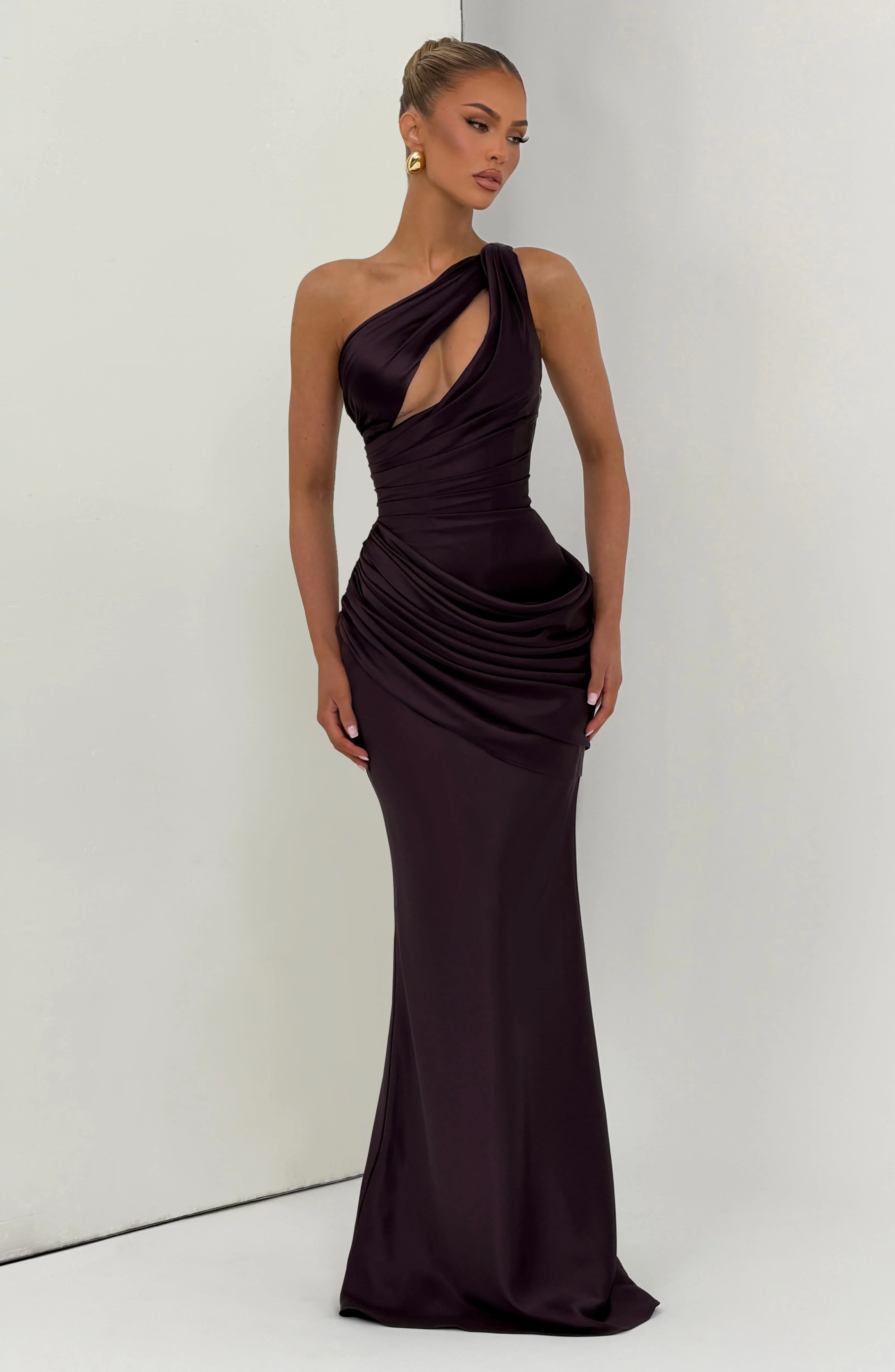 Emina Maxi Dress - Plum - Image 7