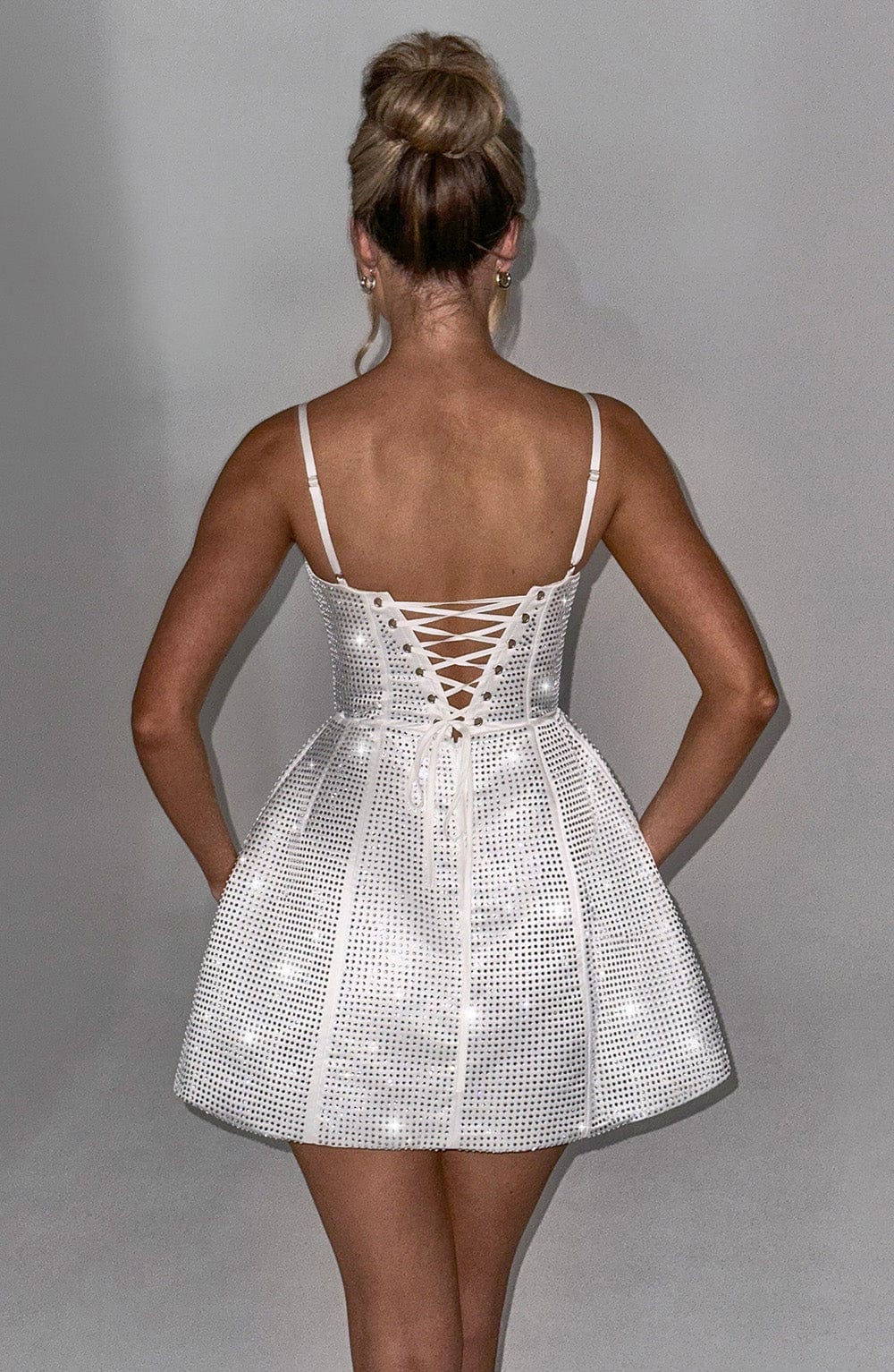 Emma Mini Dress - Ivory - Image 2