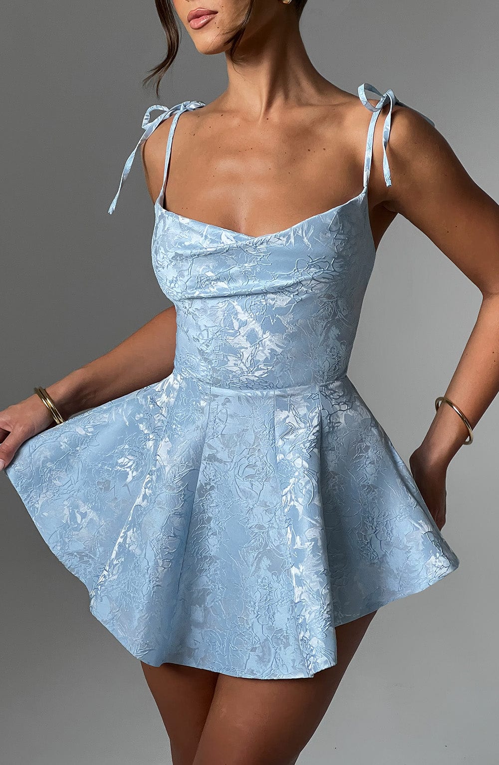 Emmie Playsuit Dress - Blue - Image 2
