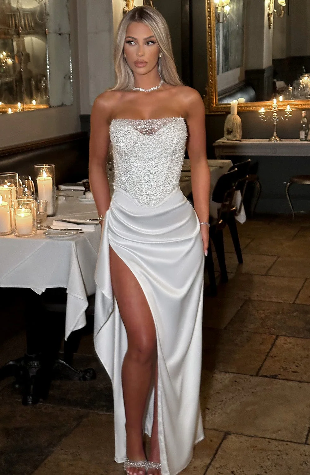 Emrielle Maxi Dress - Ivory - Image 12