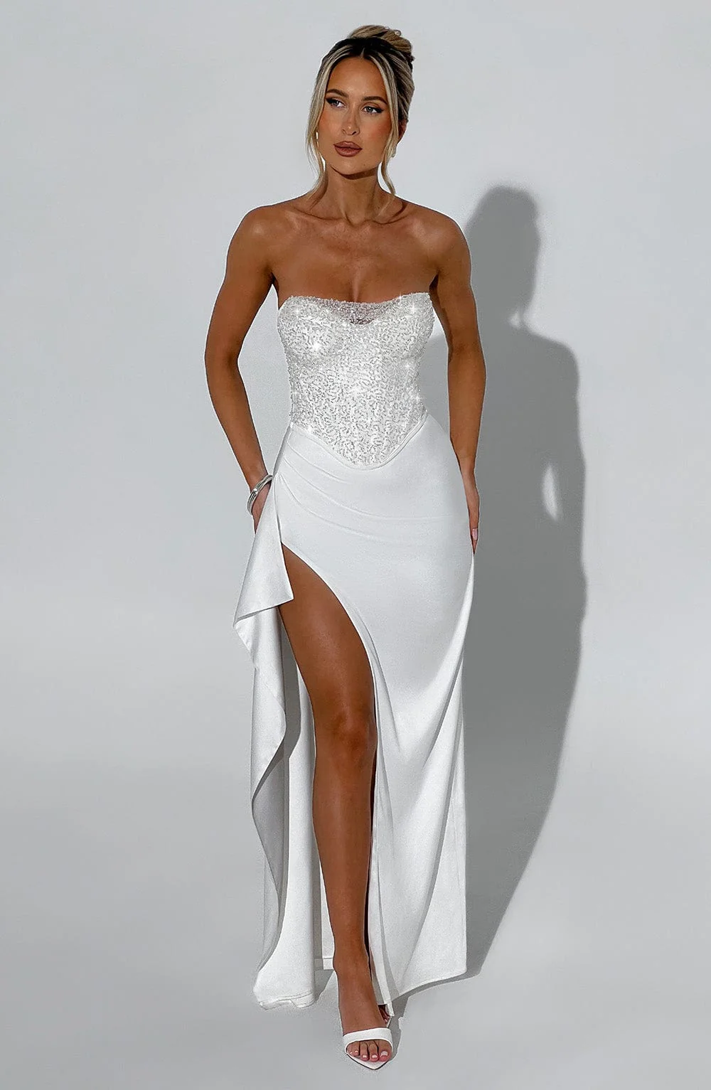 Emrielle Maxi Dress - Ivory - Image 2